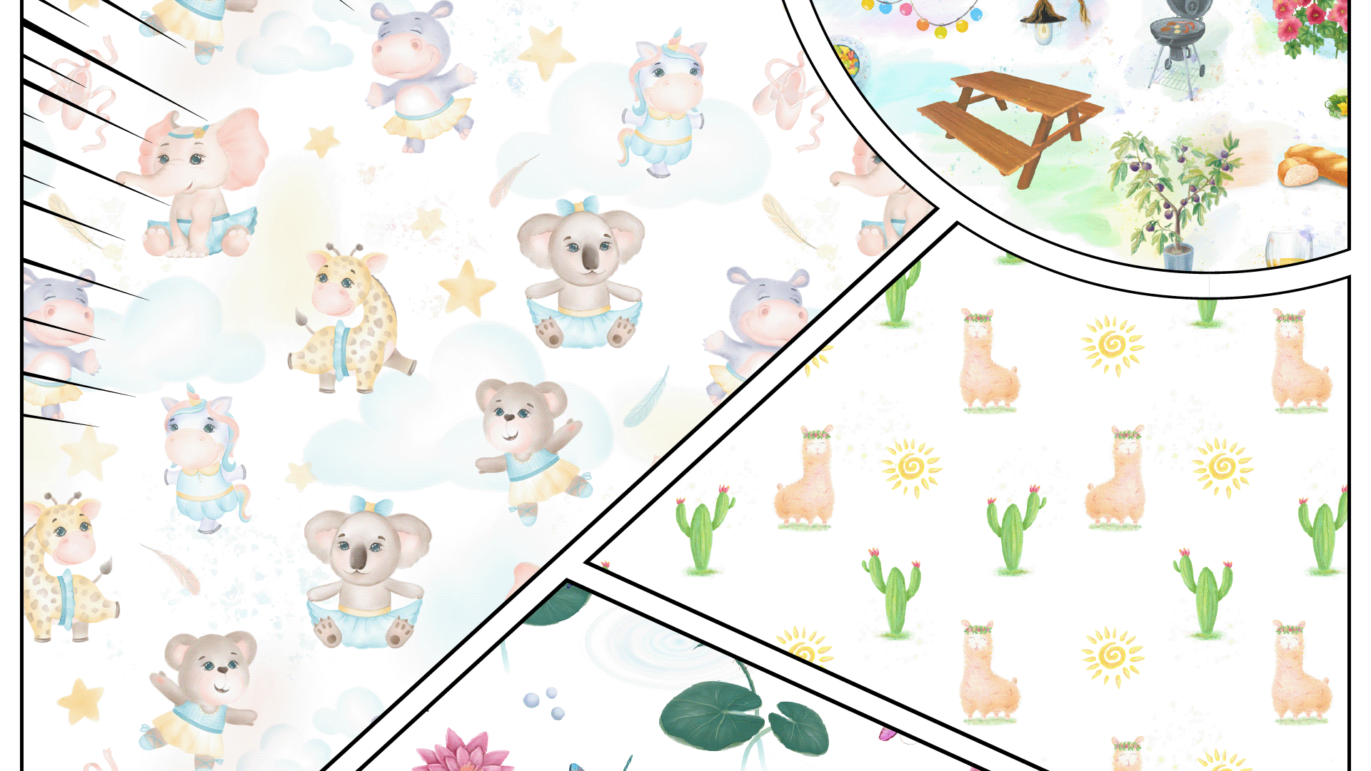 My seamless patterns — Изображение №12 — Иллюстрация, Графика на Dprofile