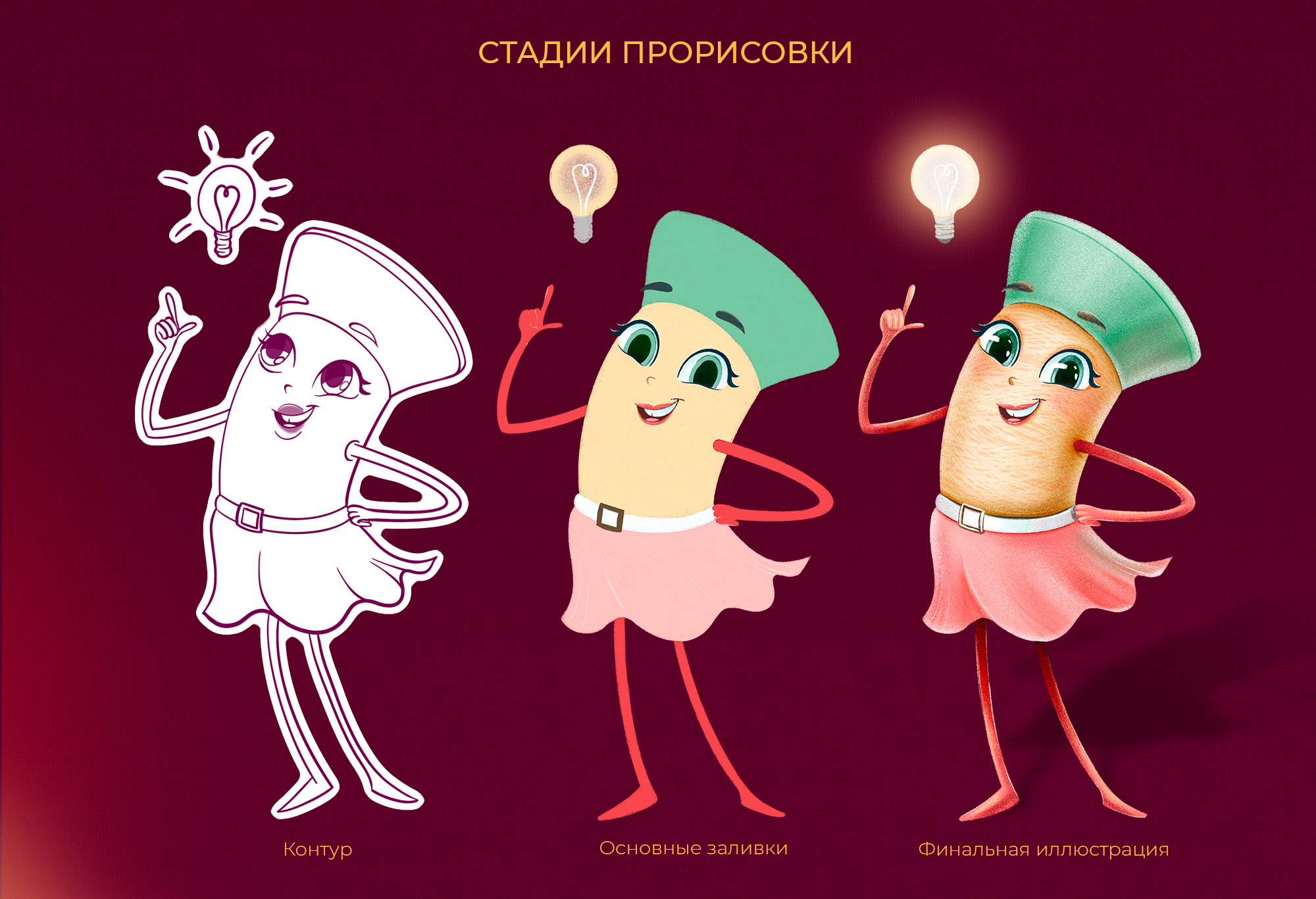 Концепт-Персонаж для магазина итальянских тканей — Изображение №7 — Брендинг, Иллюстрация на Dprofile