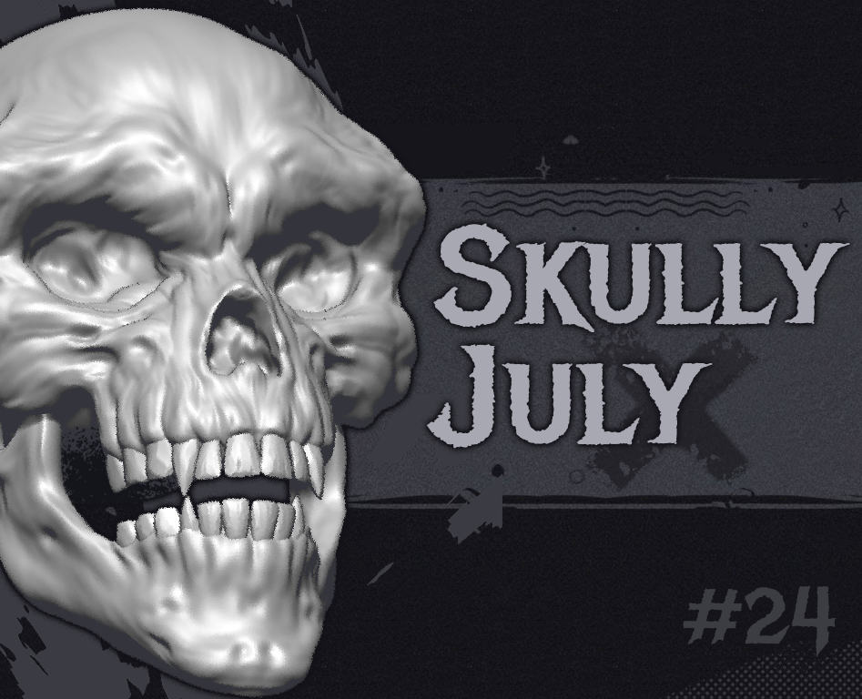 SkullyJuly challenge #24 — Иллюстрация на Dprofile