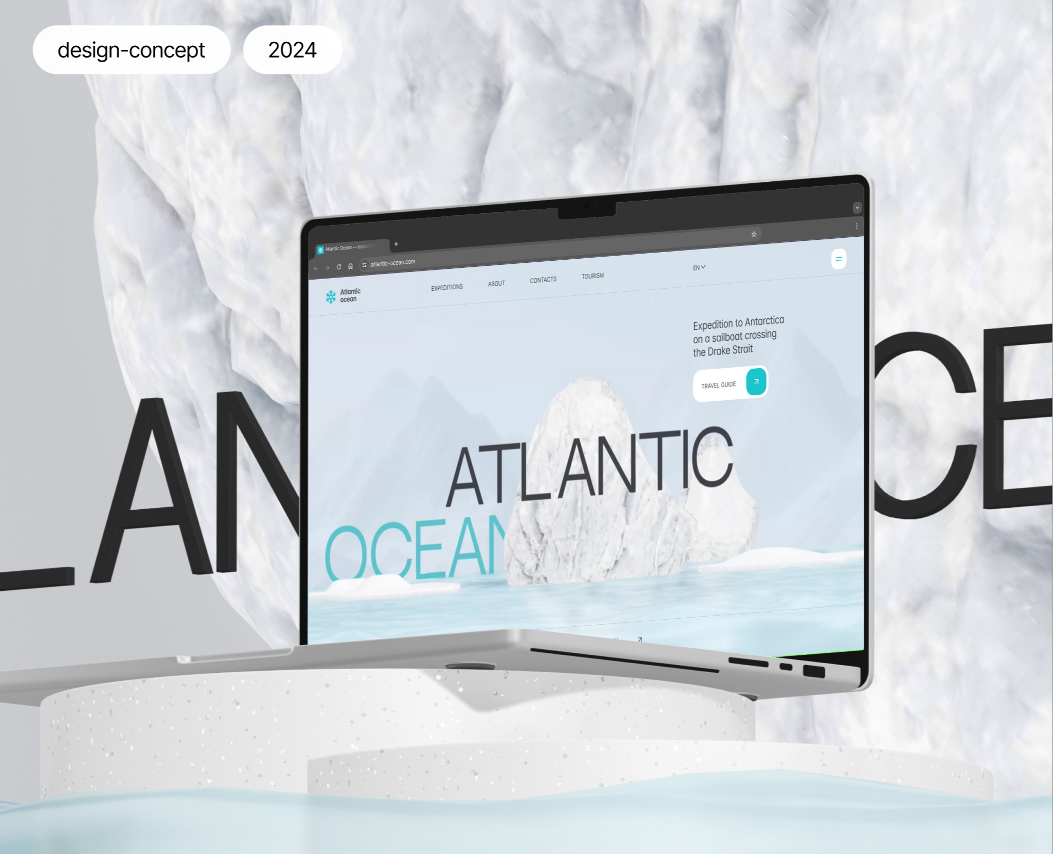 Atlantic Ocean expeditions | Design and animation на Dprofile