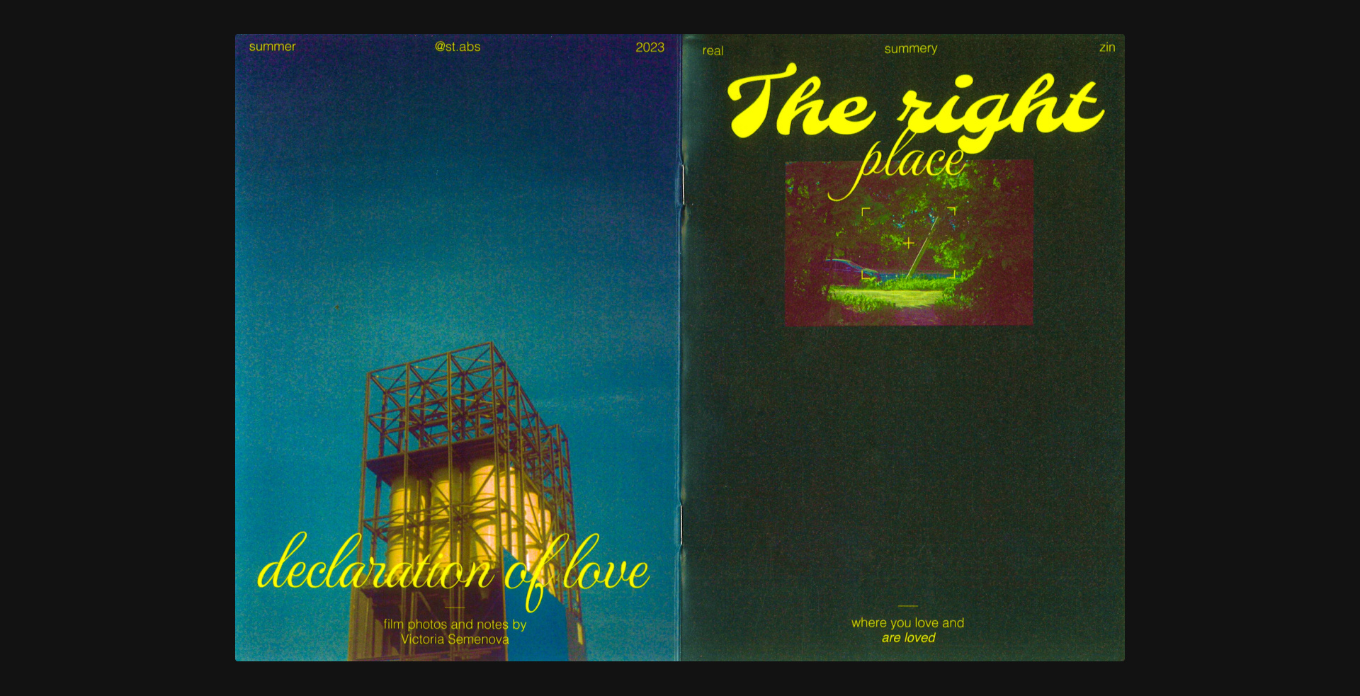 Summer zine «The right place» — Изображение №8 — Графика на Dprofile