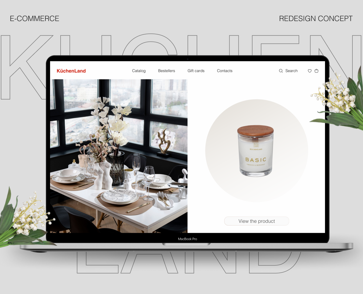 KUCHENLAND / online store — Интерфейсы, Маркетинг на Dprofile