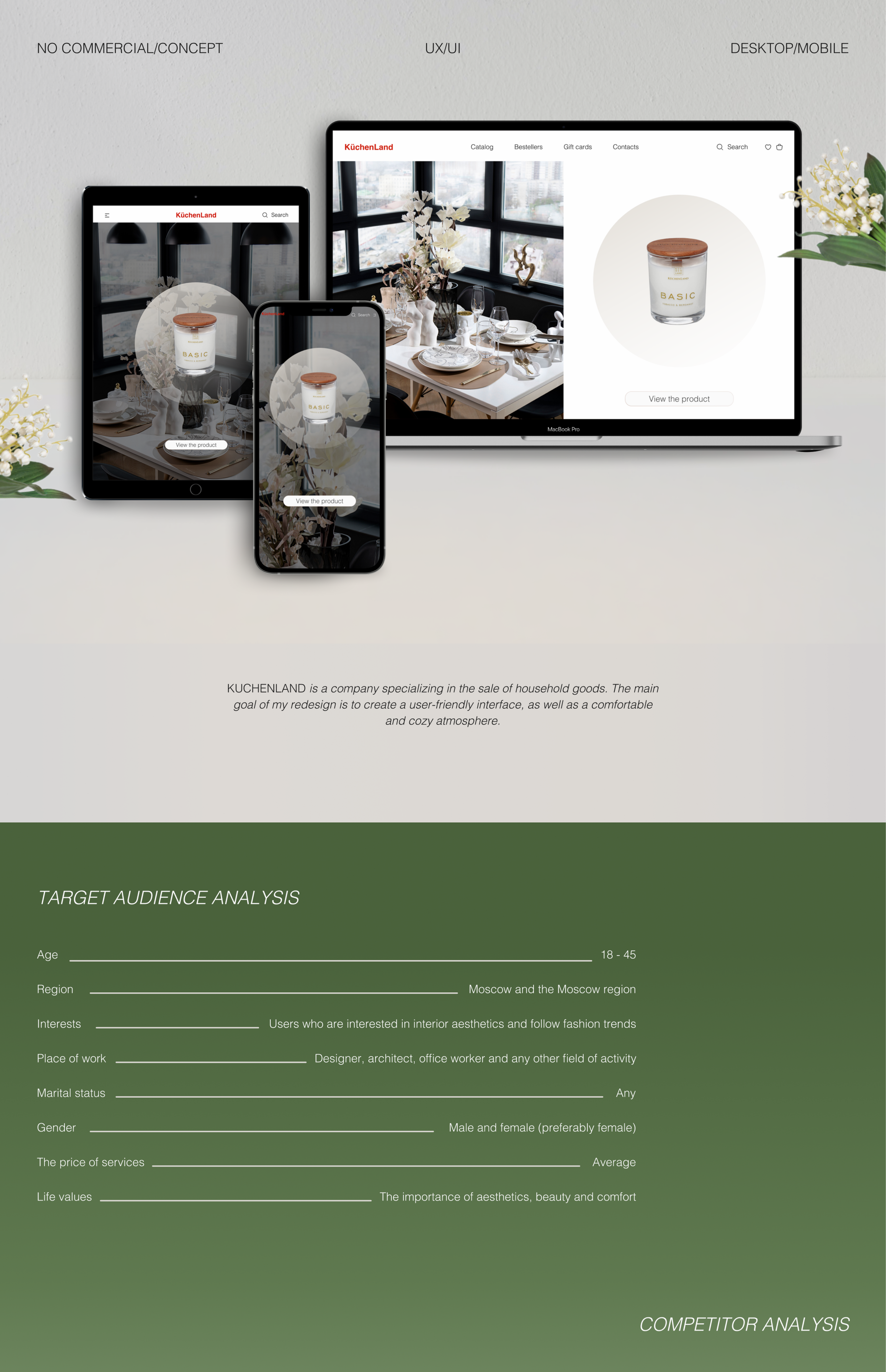 KUCHENLAND / online store — Изображение №1 — Интерфейсы, Маркетинг на Dprofile