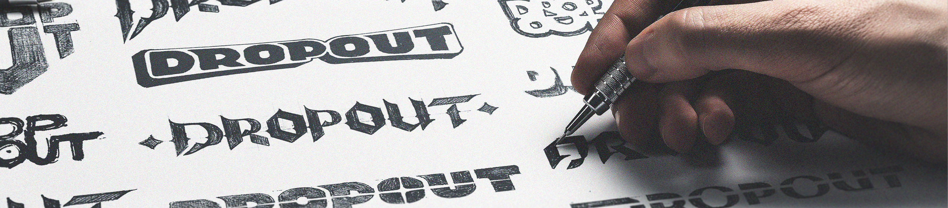 Dropout | Шрифтовой логотип — Изображение №4 — Брендинг на Dprofile