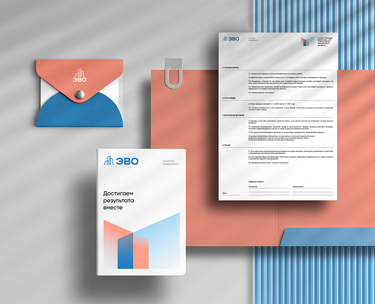 EVO агентство недвижимости| айдентика — Брендинг, Иллюстрация на Dprofile