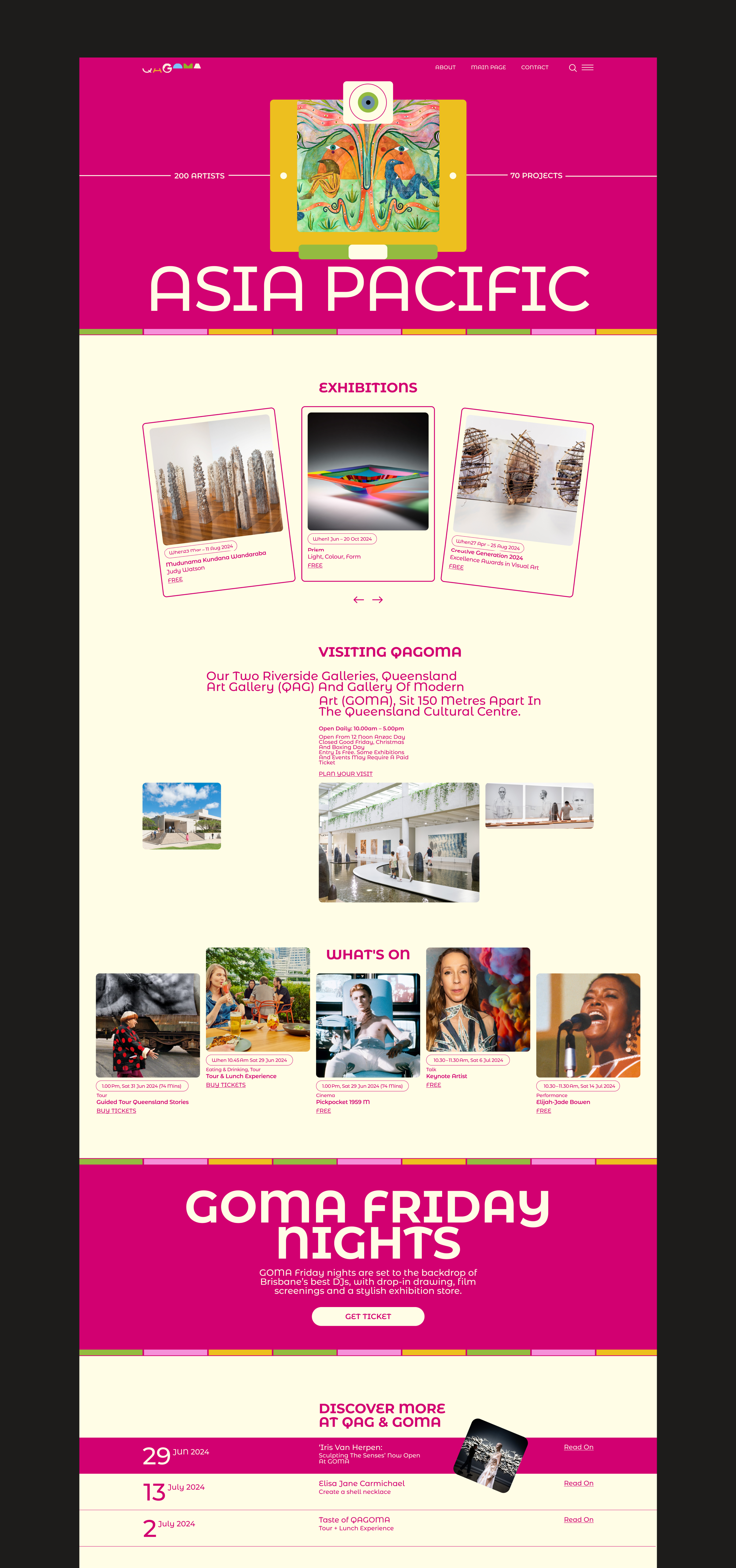 Gallery of Modern Art (QAGOMA) — Изображение №4 — Интерфейсы на Dprofile