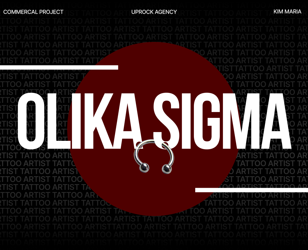Landing page Tattoo artist Olika Sigma — Интерфейсы на Dprofile