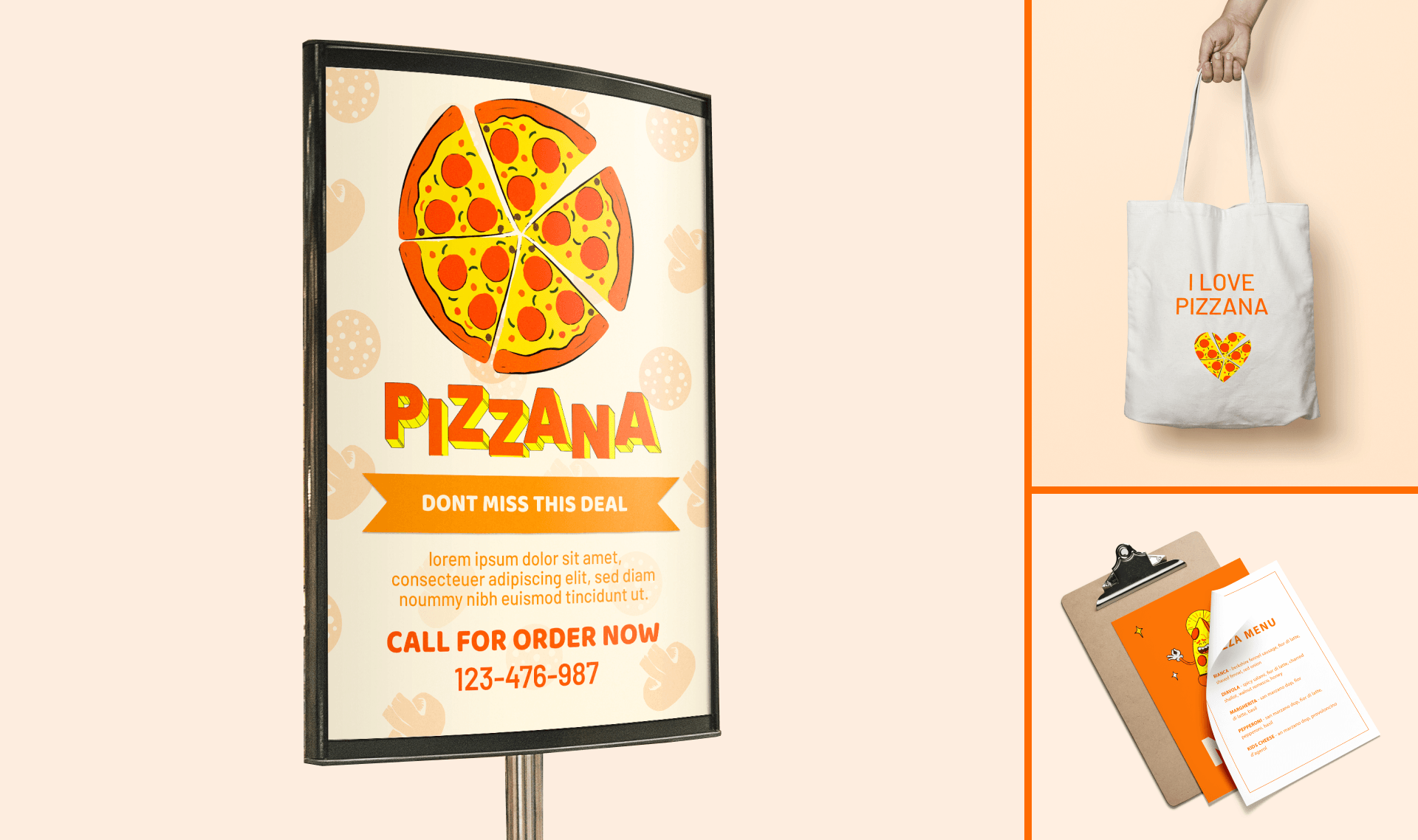 Pizzana pizza landing page — Изображение №6 — Интерфейсы на Dprofile