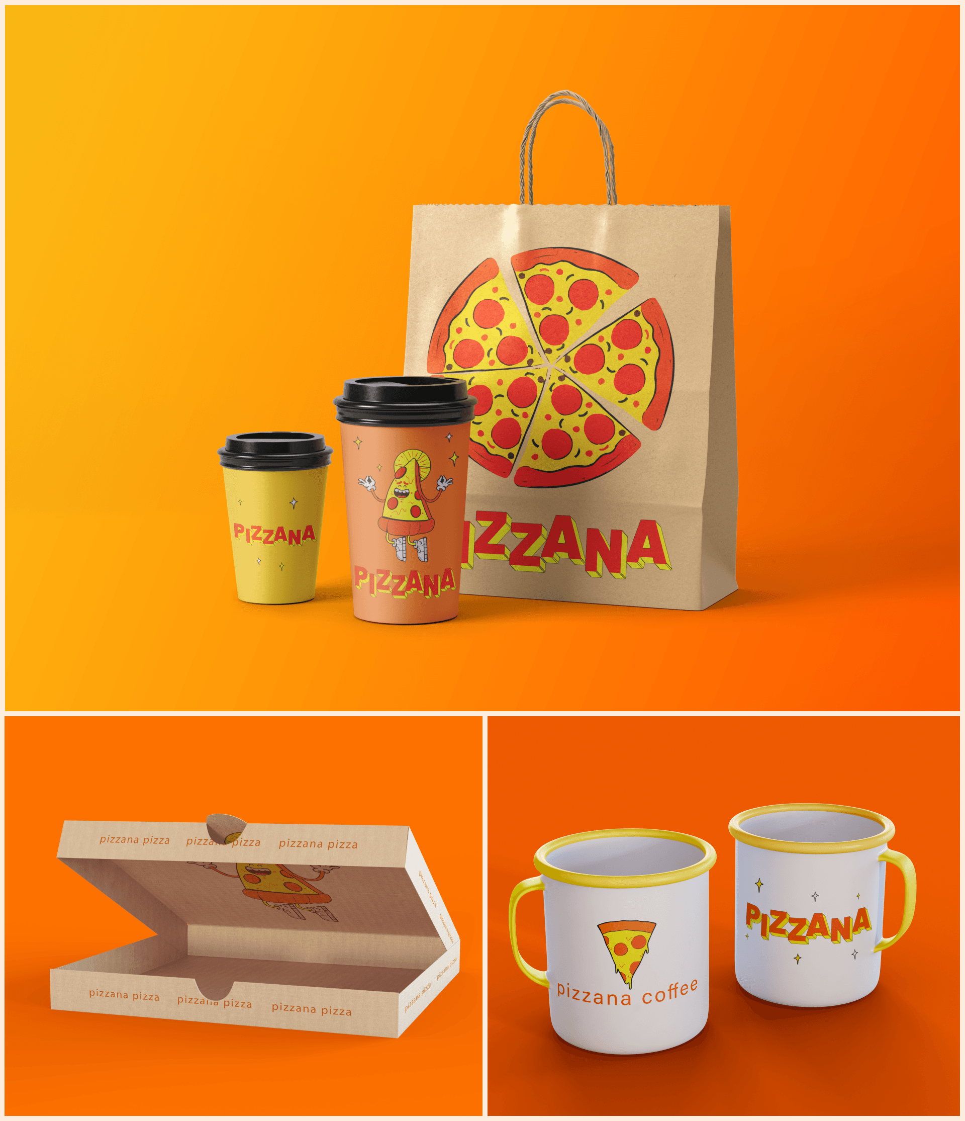 Pizzana pizza landing page — Изображение №4 — Интерфейсы на Dprofile