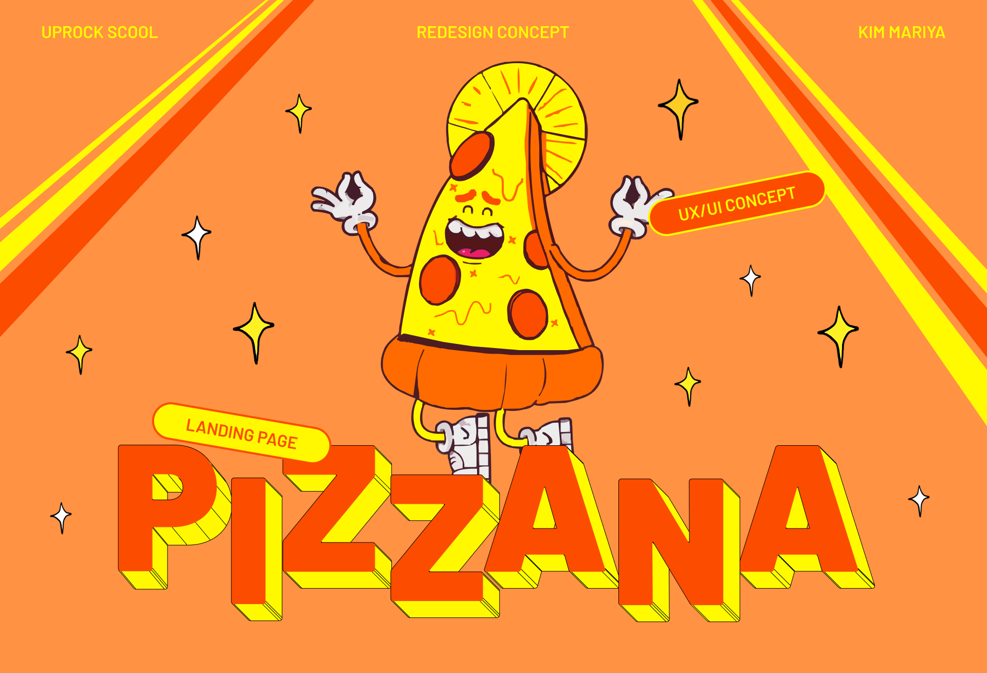 Pizzana pizza landing page — Изображение №1 — Интерфейсы на Dprofile