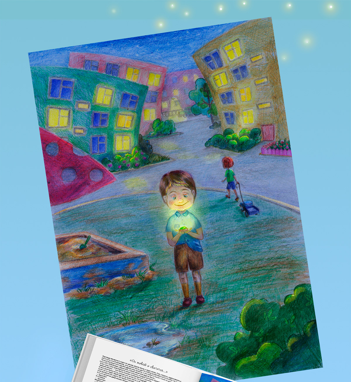 Детская книга "Денискины рассказы" — Изображение №5 — Иллюстрация, Графика на Dprofile