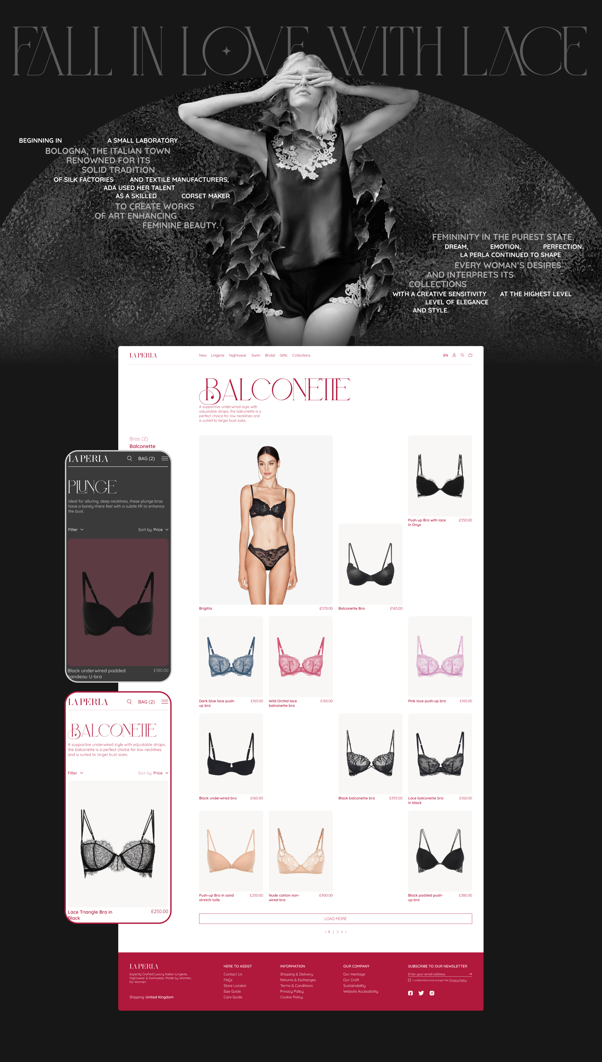 La Perla | E-commerce — Изображение №6 — Интерфейсы, Маркетинг на Dprofile