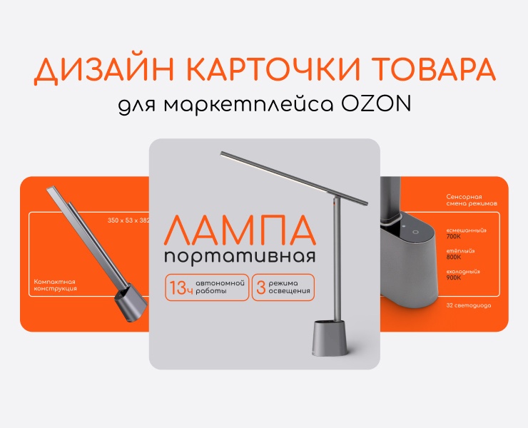 Дизайн карточки товара для OZON — Графика, Маркетинг на Dprofile