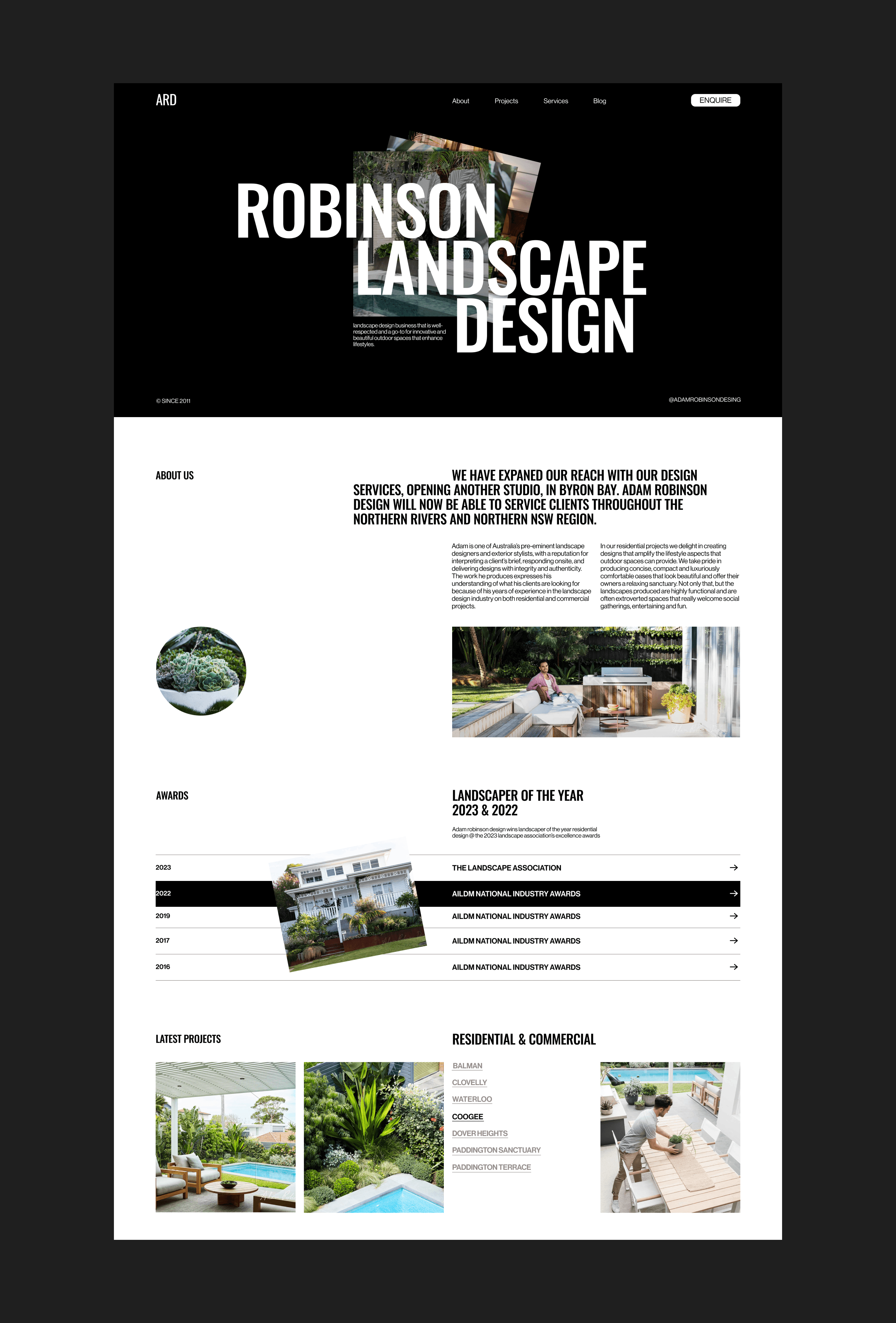Landscape design studio/landing page — Изображение №3 — Интерфейсы, Брендинг на Dprofile