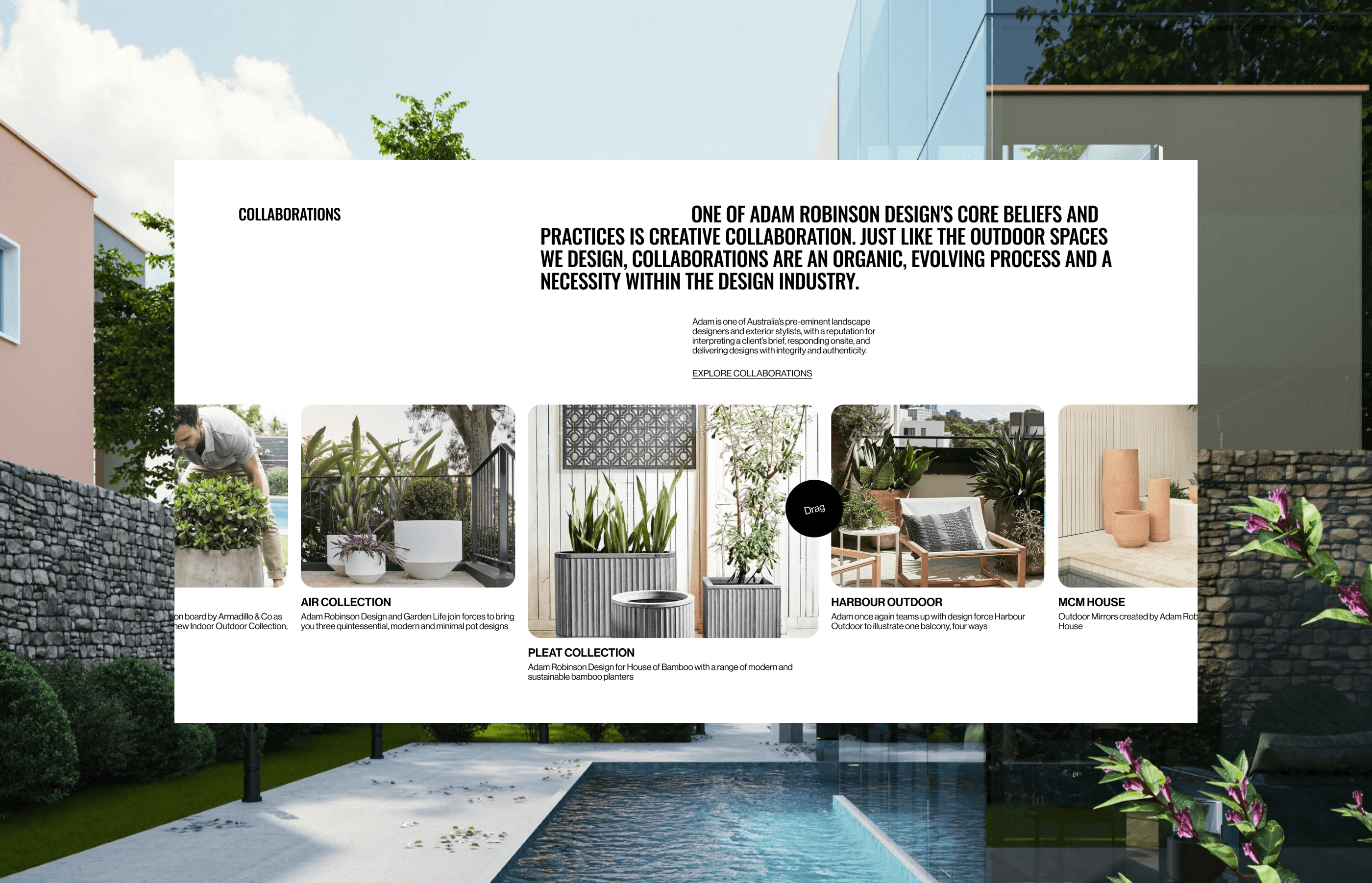 Landscape design studio/landing page — Изображение №5 — Интерфейсы, Брендинг на Dprofile