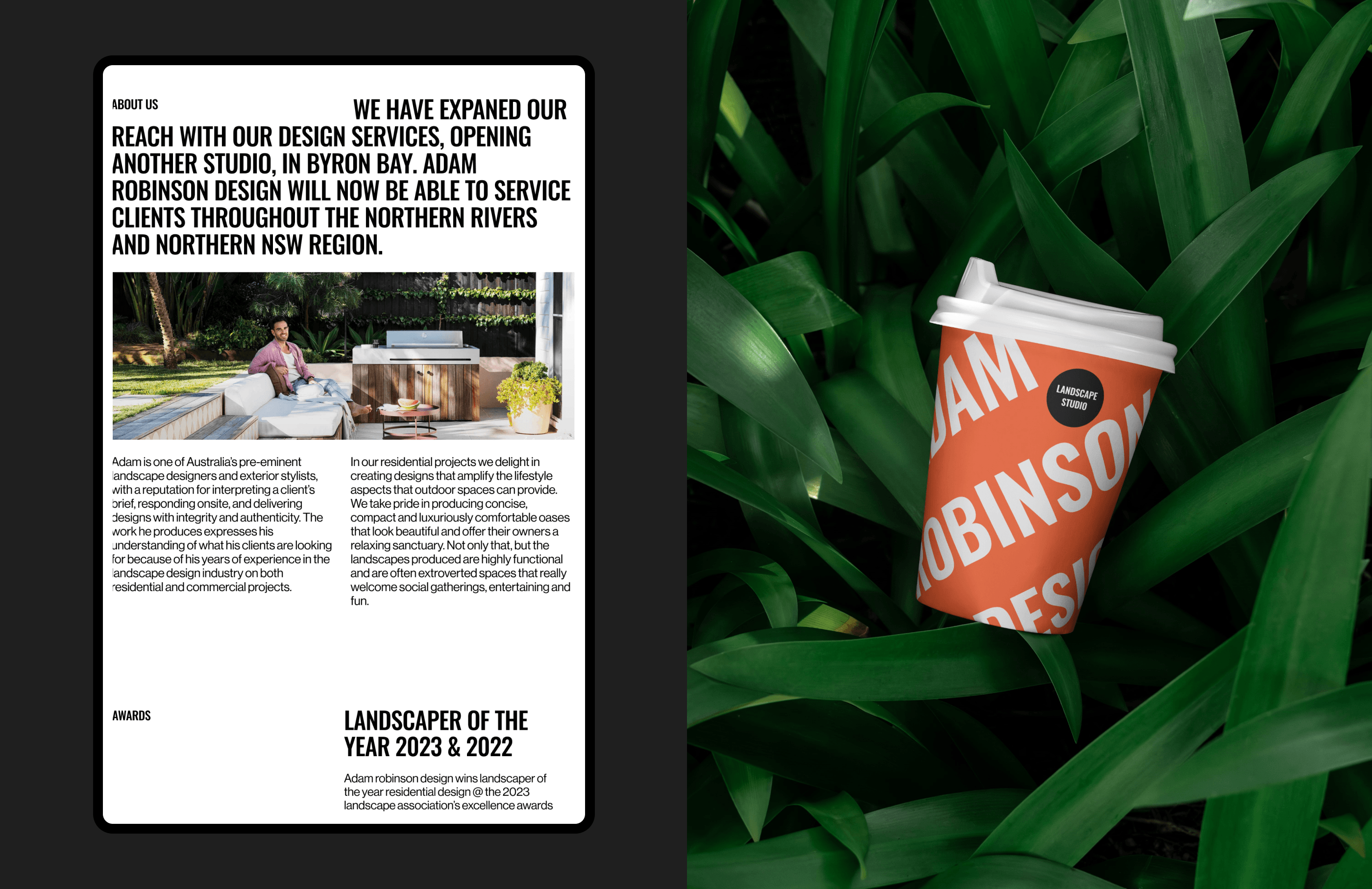 Landscape design studio/landing page — Изображение №7 — Интерфейсы, Брендинг на Dprofile