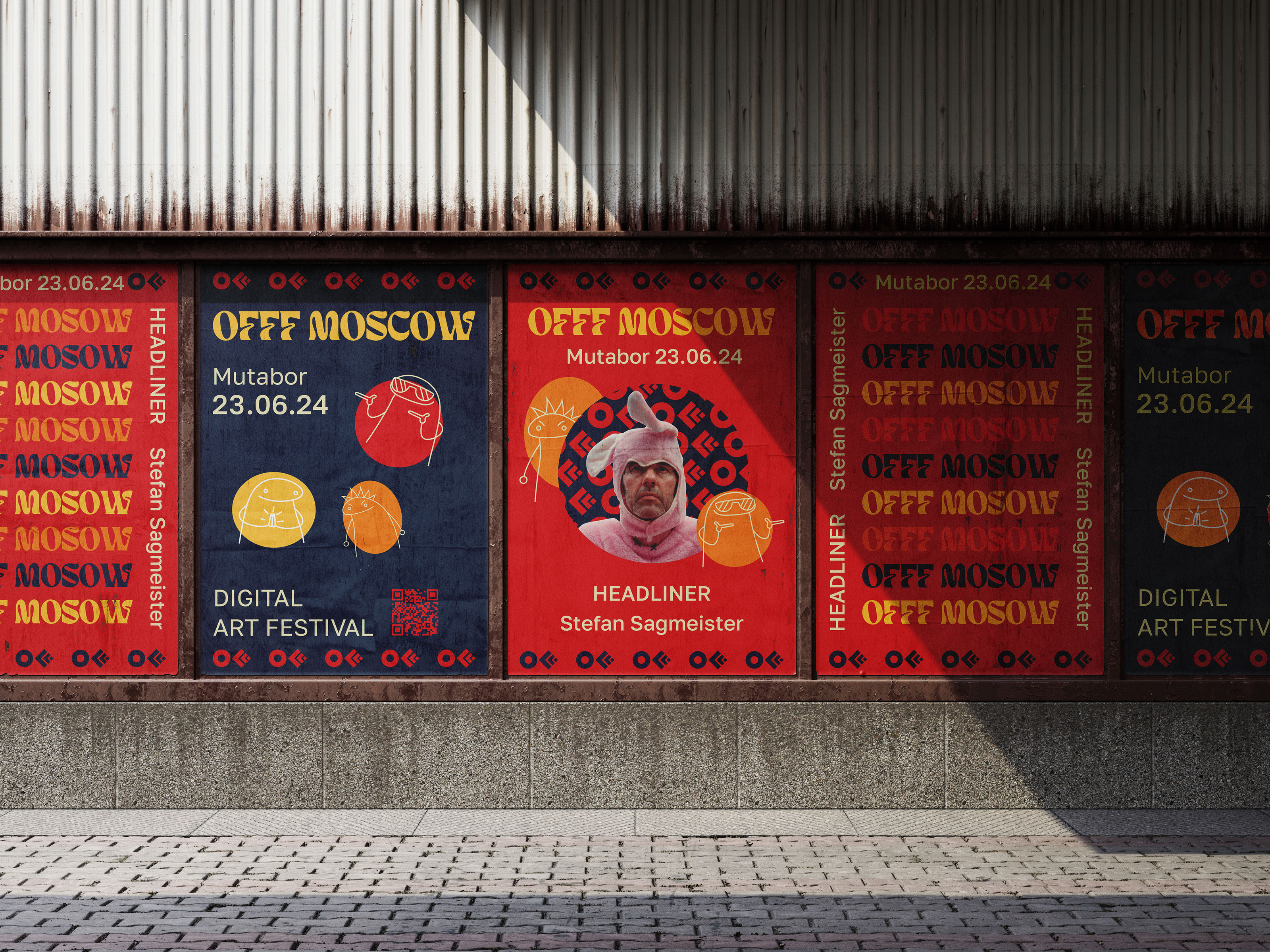 OFFF Moscow | Festival identity — Изображение №8 — Брендинг, Графика на Dprofile