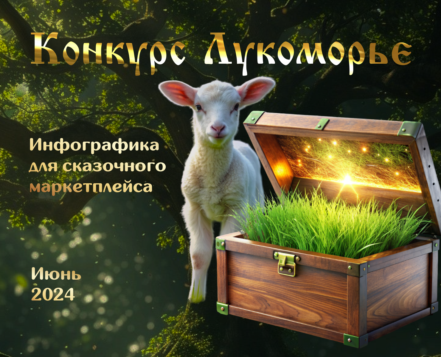 Дизайн-проект для конкурса "Лукоморье" — Графика, Маркетинг на Dprofile