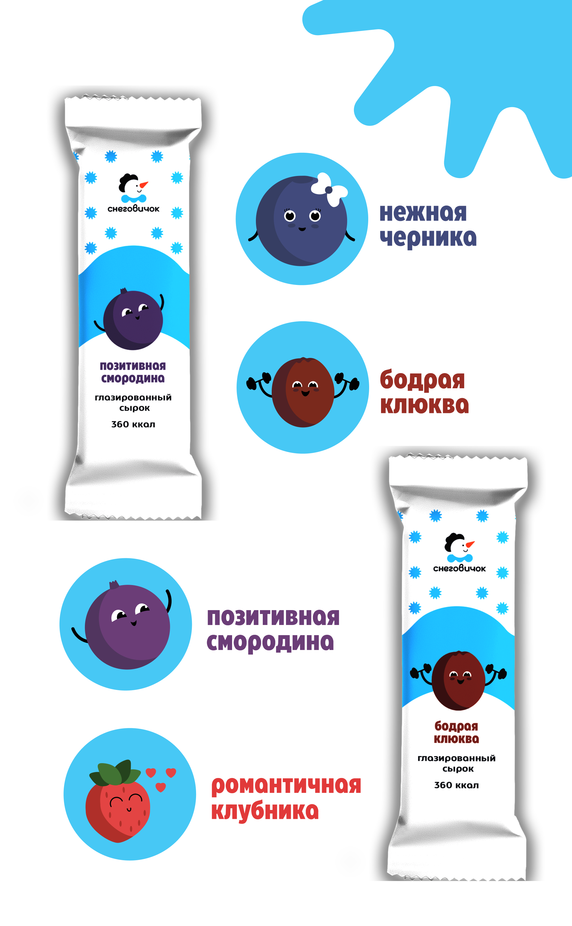 Упаковка глазированных сырков — Изображение №7 — Брендинг, Графика на Dprofile