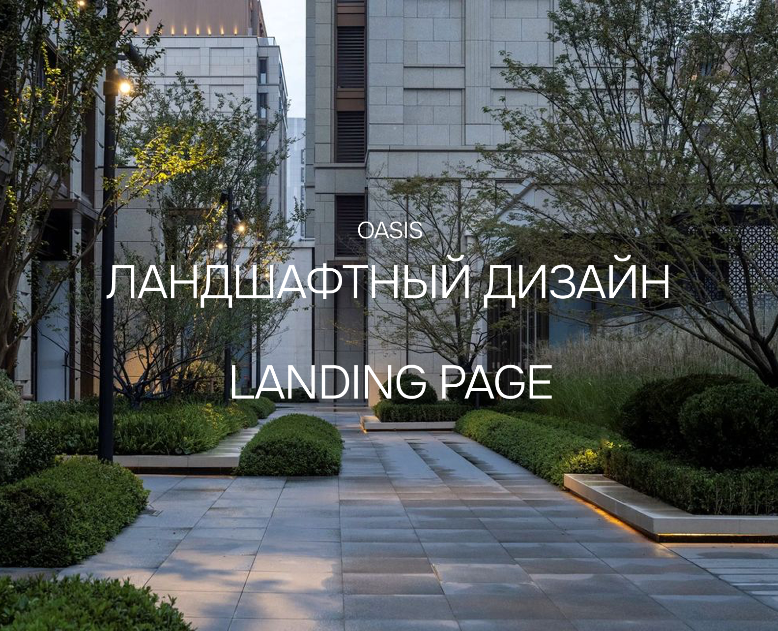 OASIS Landing Page на Dprofile