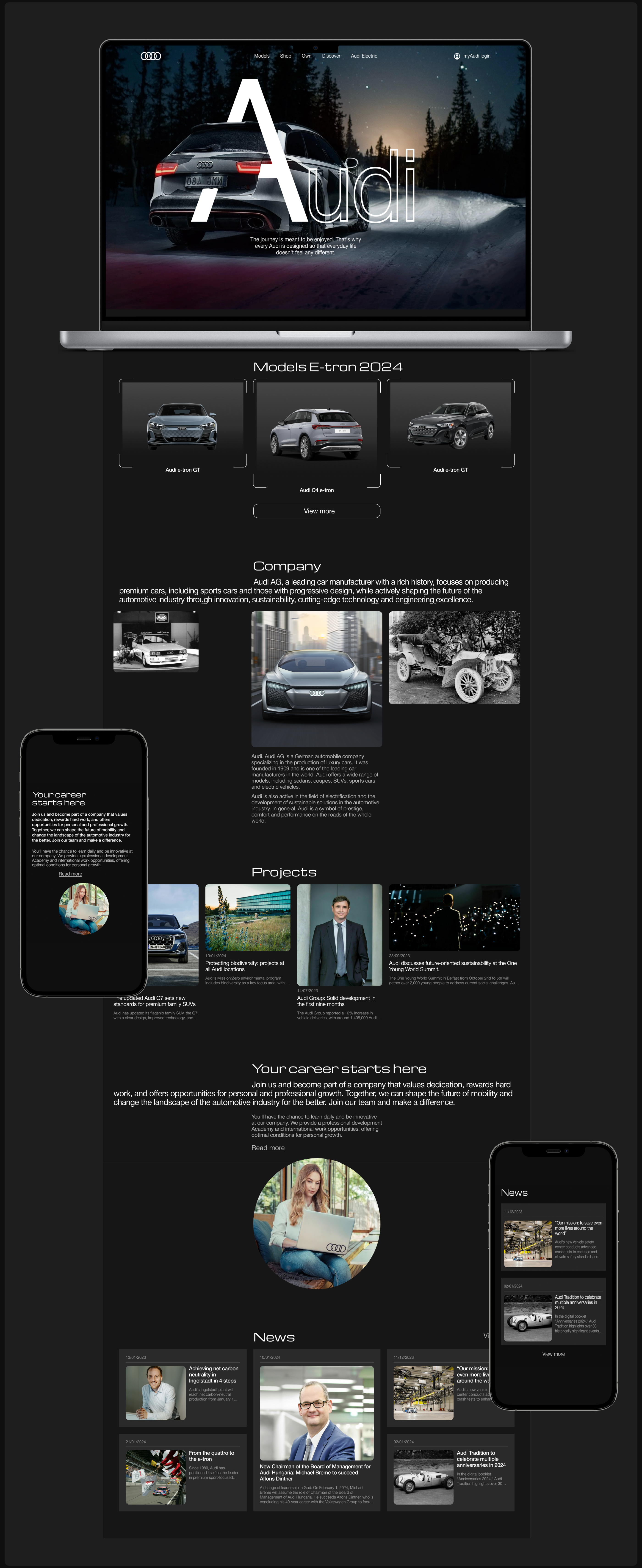 Audi Corparate Redisign — Изображение №4 — Интерфейсы, Брендинг на Dprofile