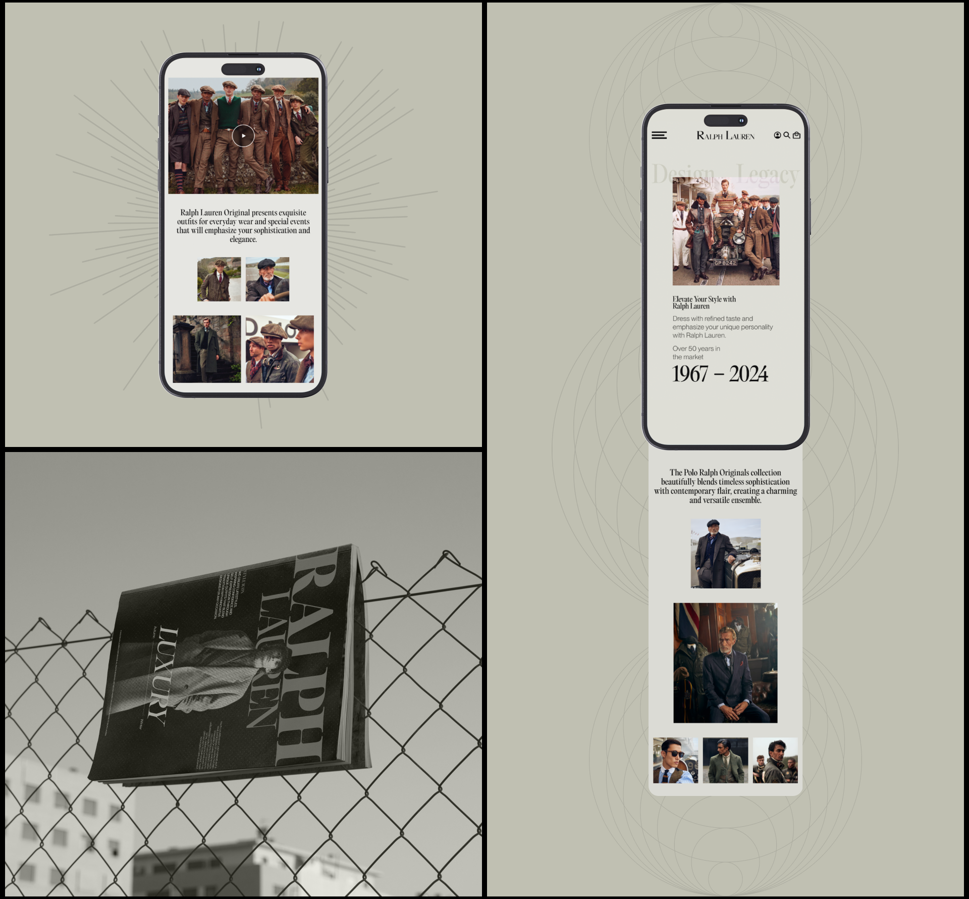 Ralph Lauren website redesign concept — Изображение №10 — Интерфейсы, Брендинг на Dprofile