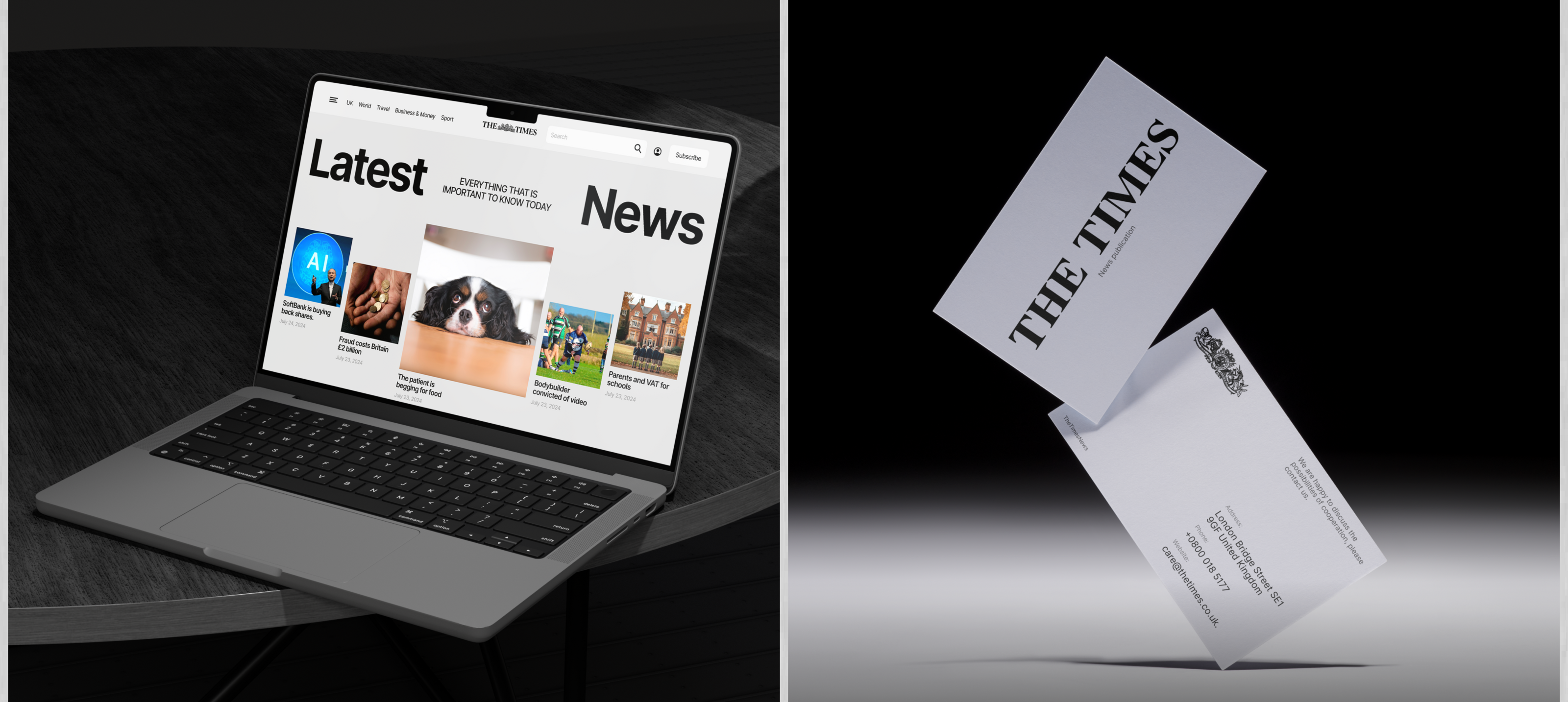 The Times_News website_Redesign — Изображение №3 — Интерфейсы, Брендинг на Dprofile