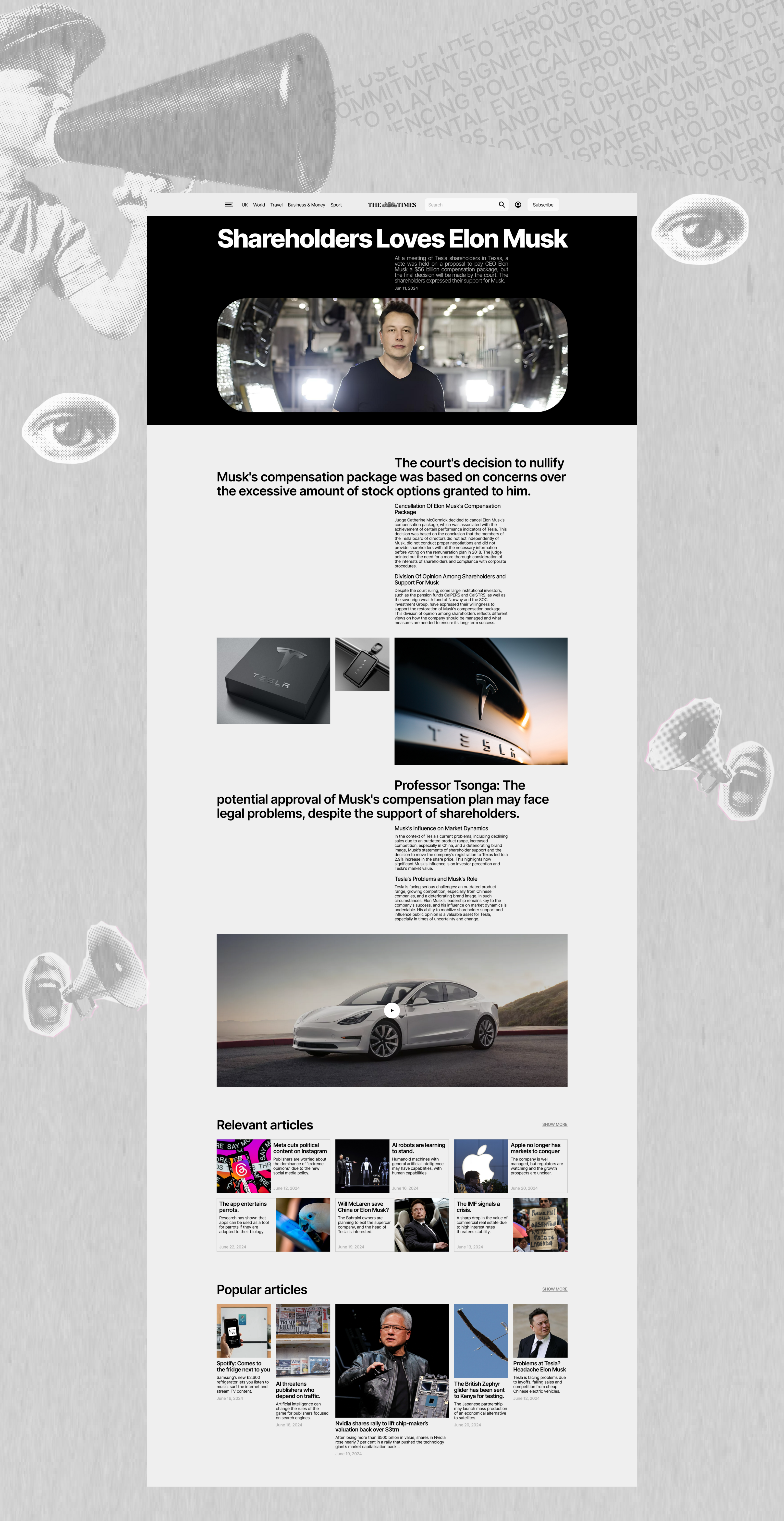 The Times_News website_Redesign — Изображение №8 — Интерфейсы, Брендинг на Dprofile