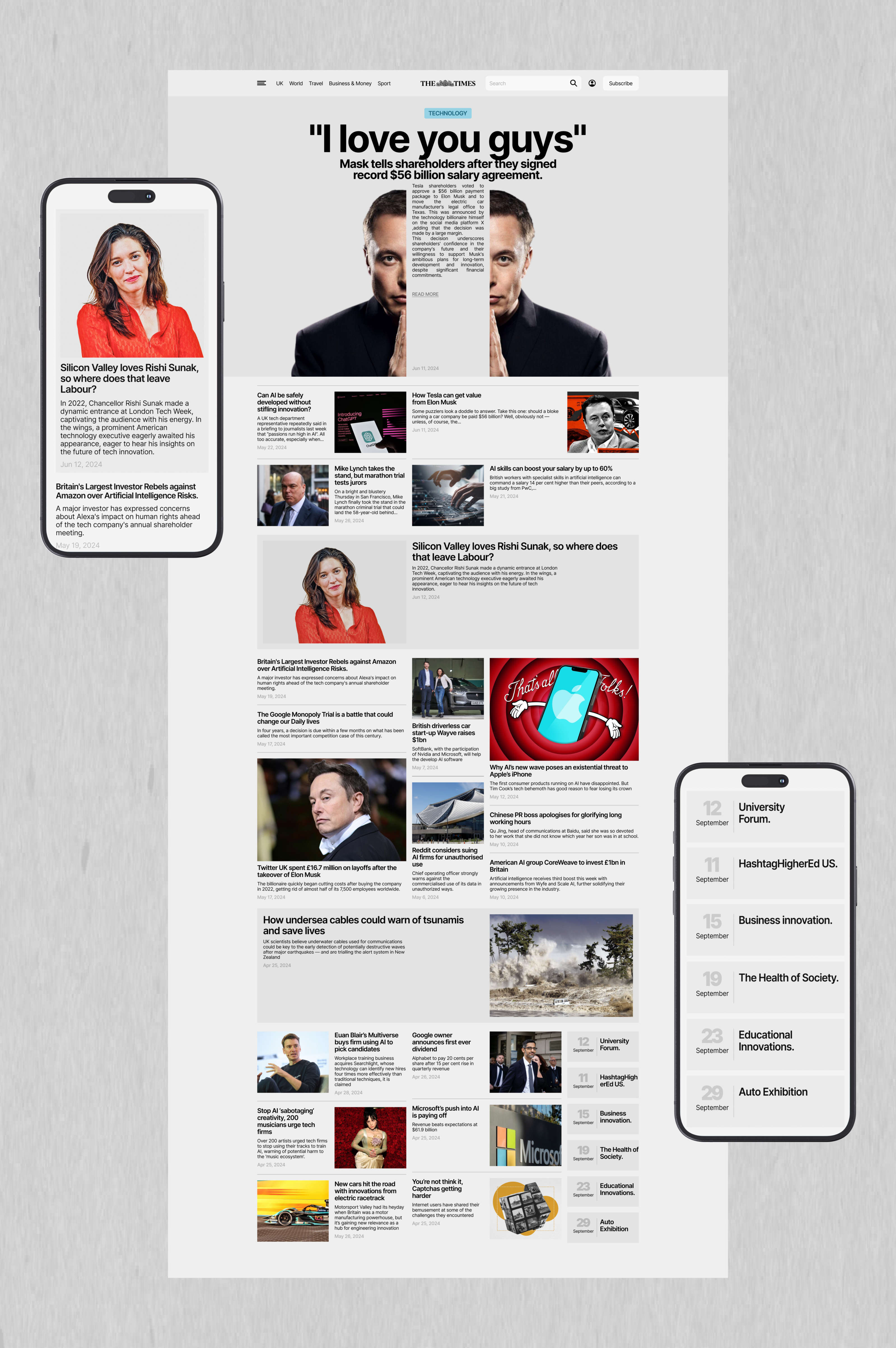 The Times_News website_Redesign — Изображение №6 — Интерфейсы, Брендинг на Dprofile