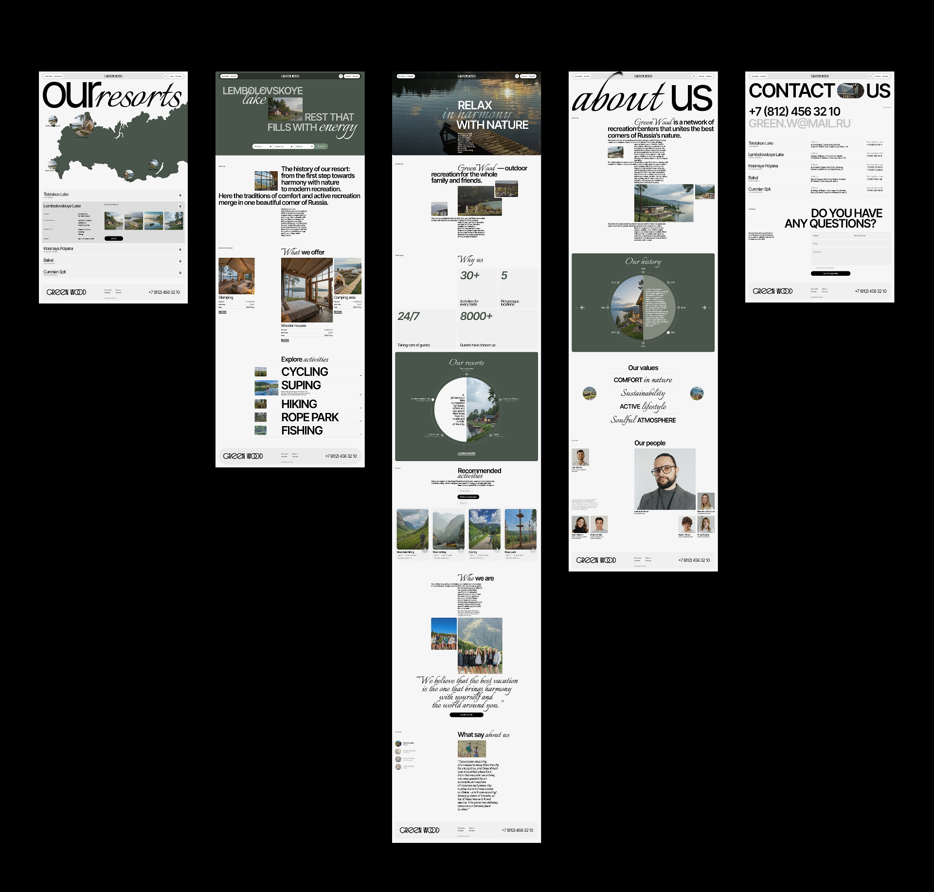 GreenWood | Corporate website — Изображение №10 — Интерфейсы на Dprofile