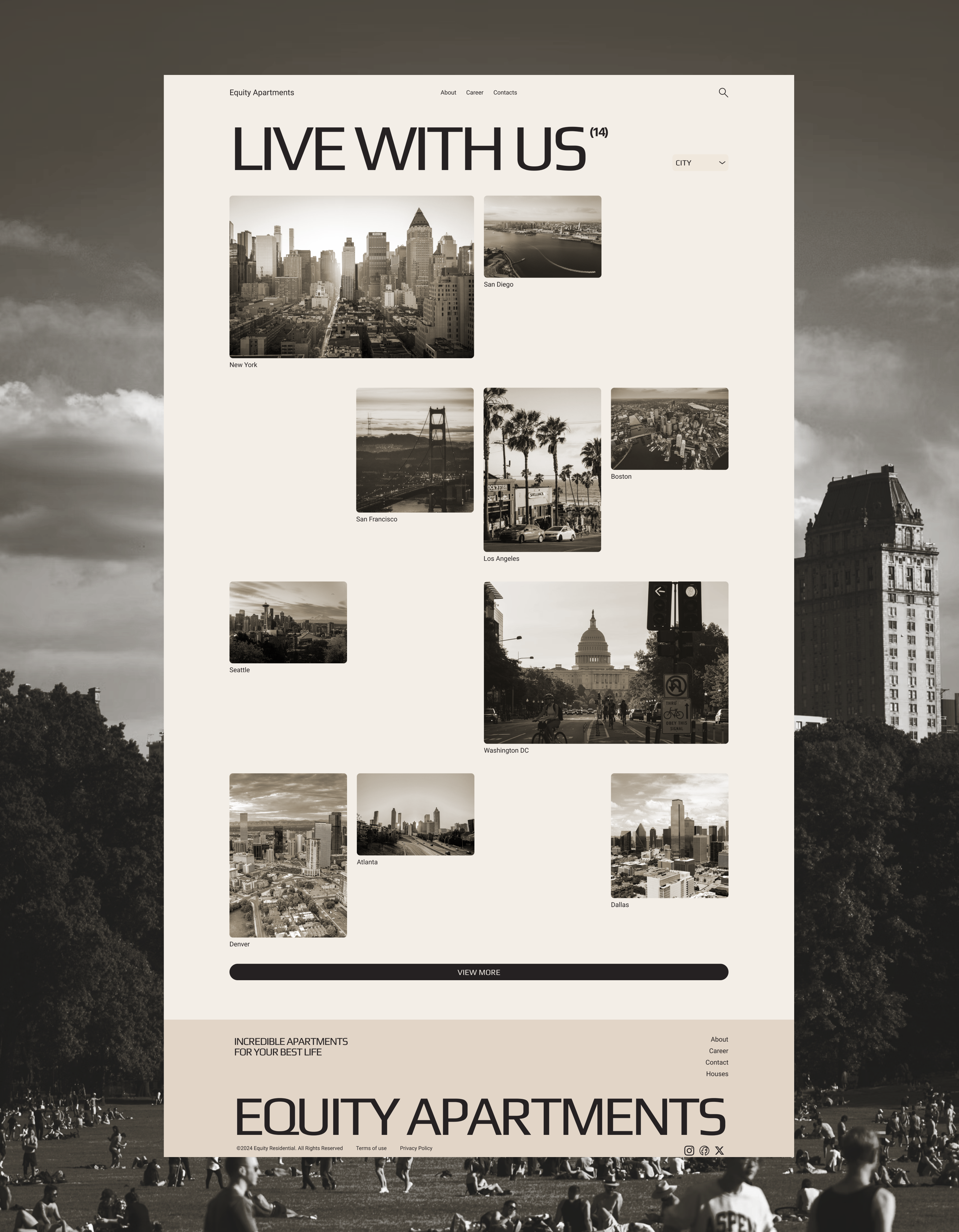 Equity Apartments | Corporate website redesign — Изображение №4 — Интерфейсы на Dprofile