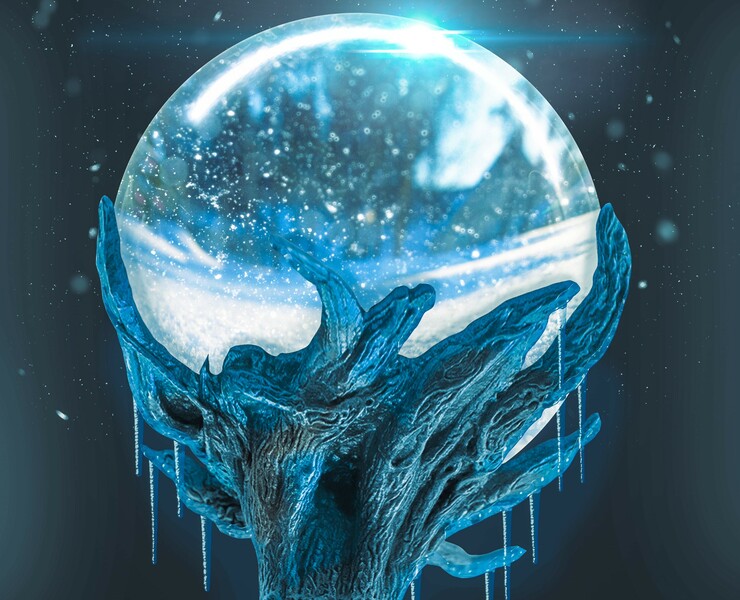 Зимний Шар — Иллюстрация, Графика на Dprofile