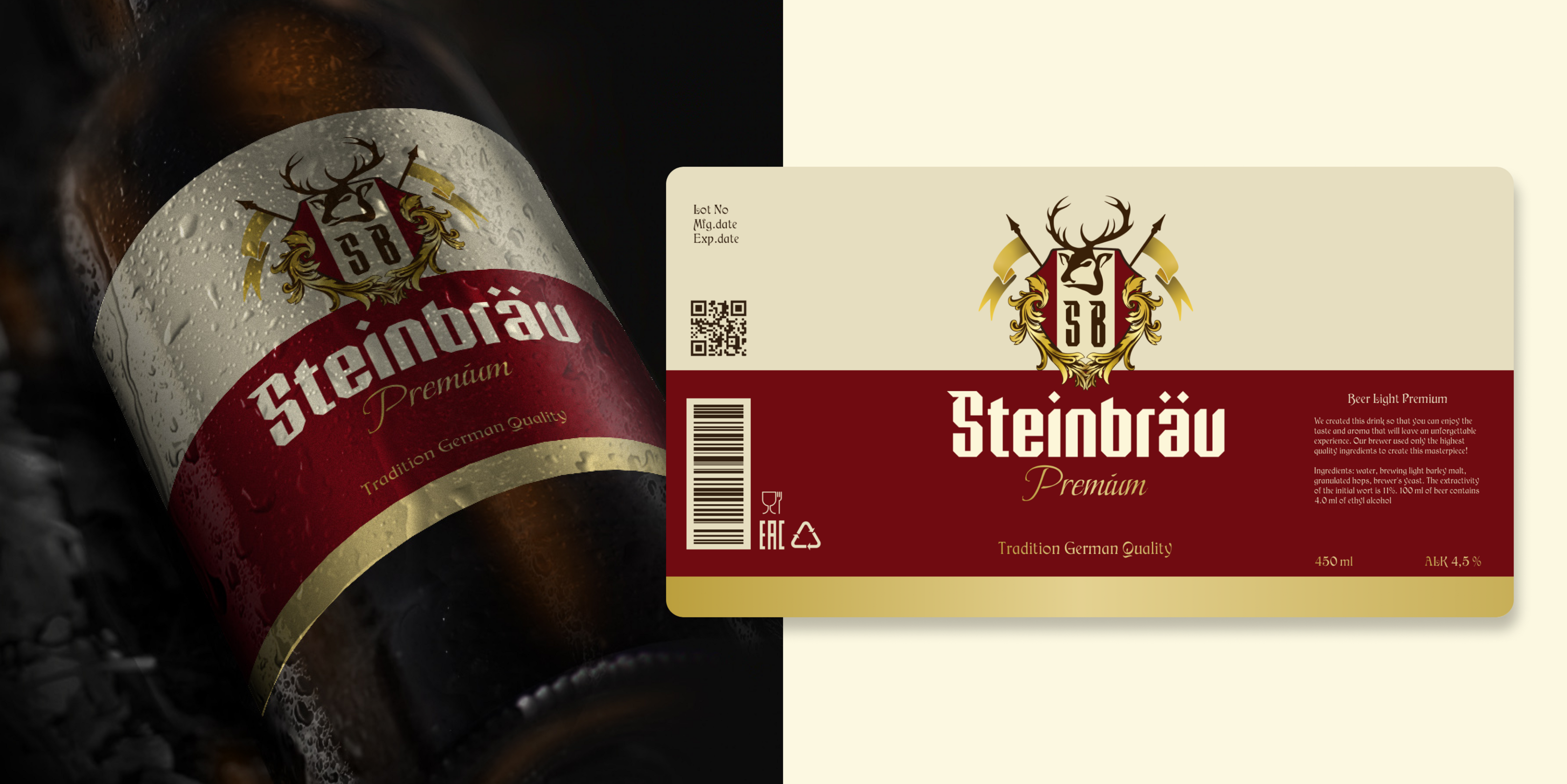Steinbräu | Logo beer — Изображение №6 — Брендинг на Dprofile
