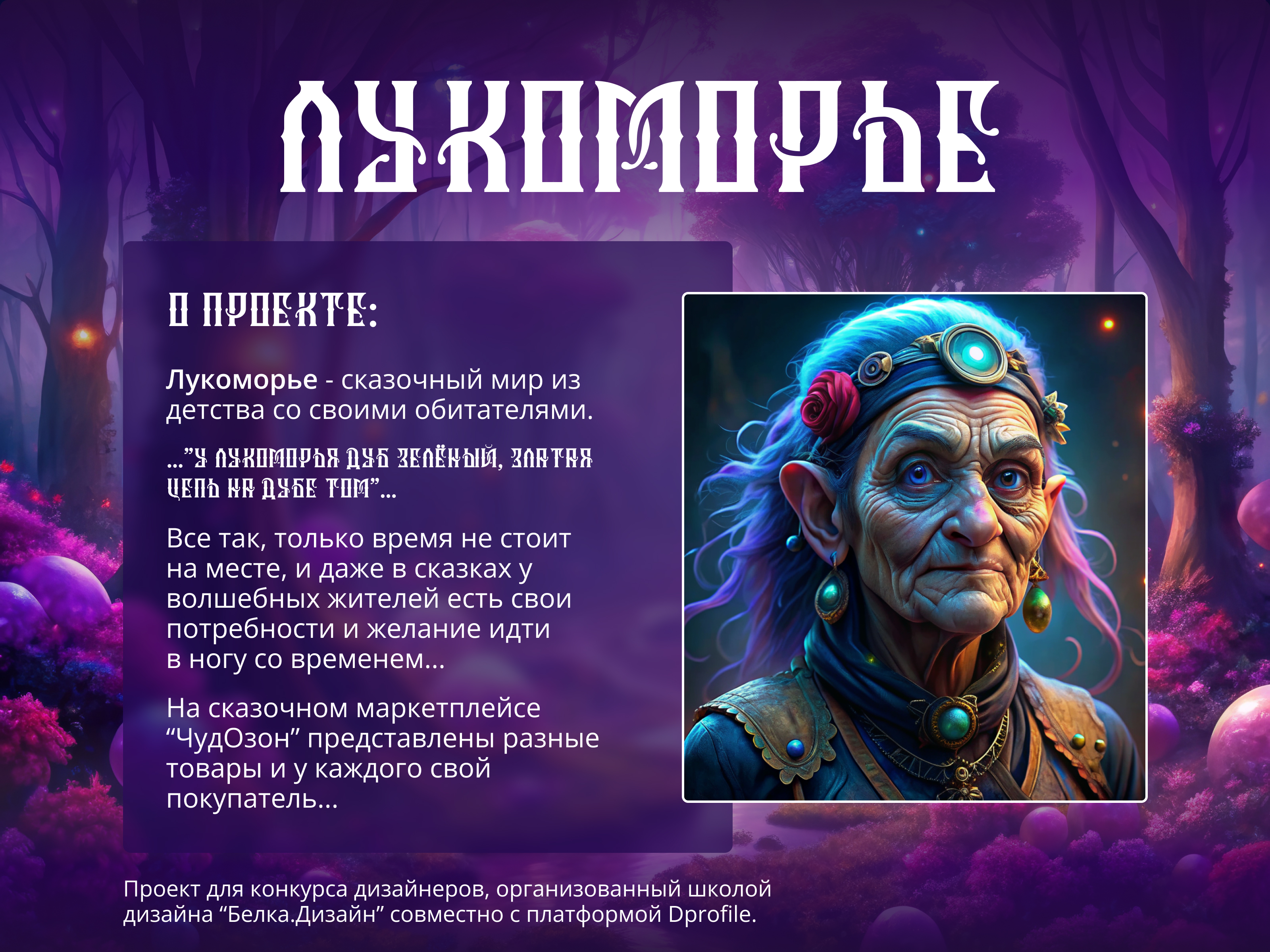 Дизайн карточки товара. Лукоморье 2024 — Изображение №1 — Графика, Маркетинг на Dprofile