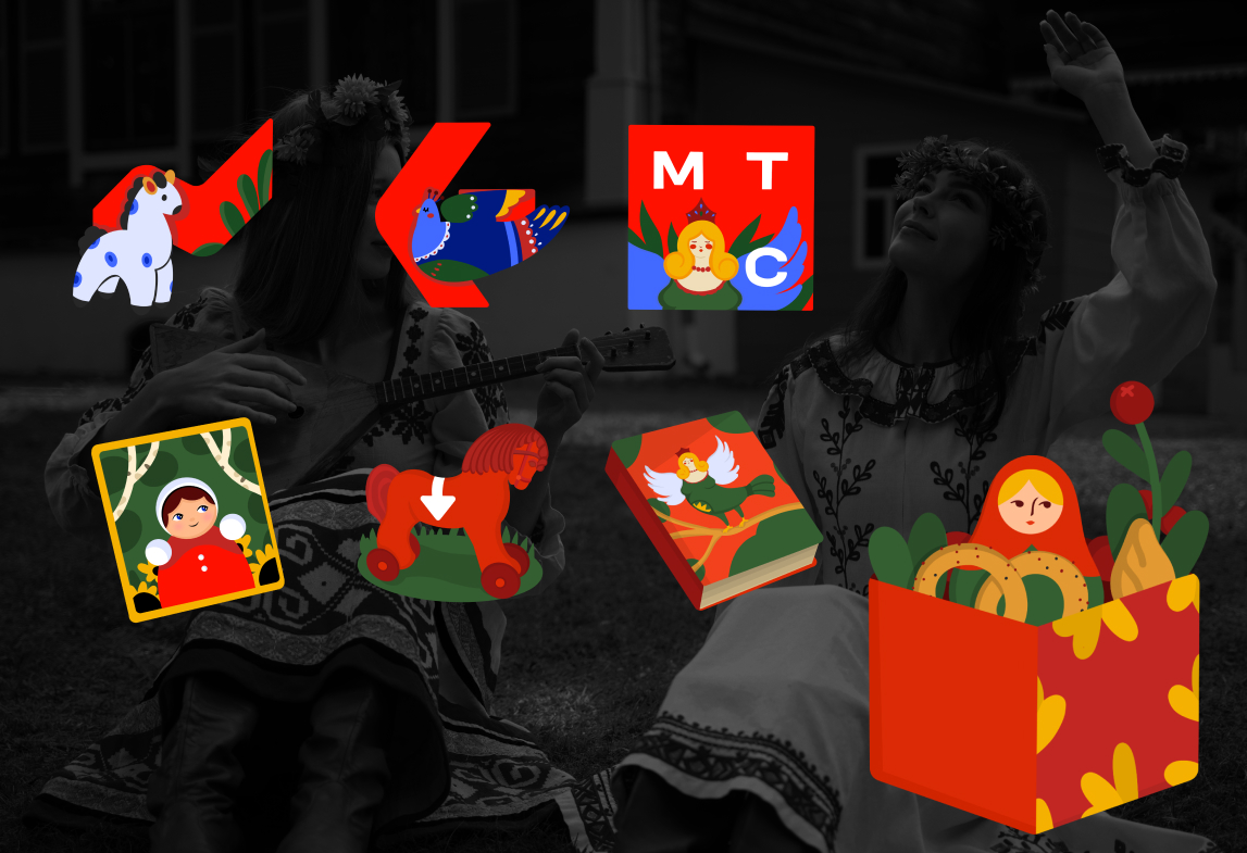 Русская тема в дизайне интерфейса телефона — Изображение №1 — Иллюстрация, Графика на Dprofile