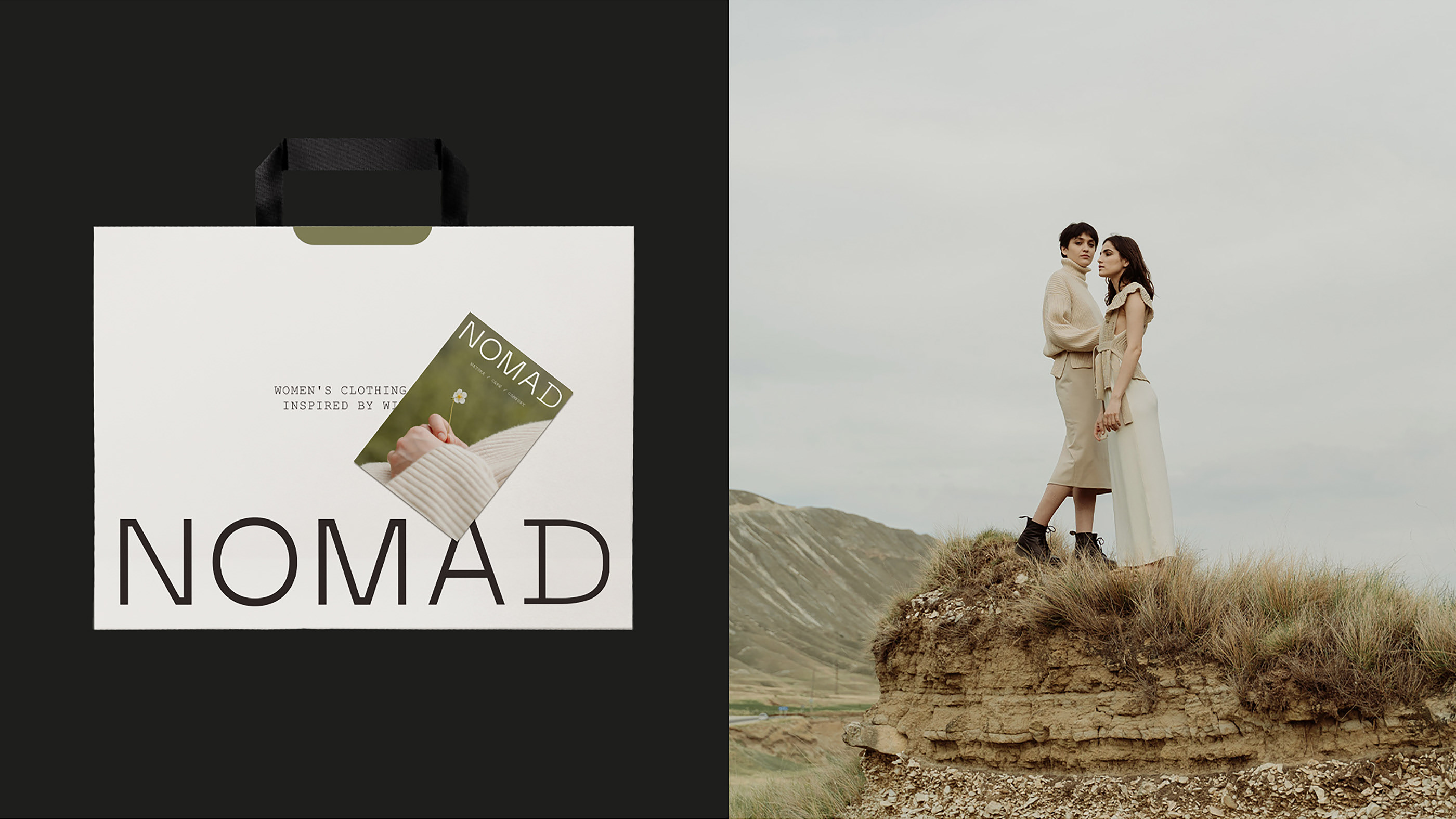 NOMAD / WOMAN'S CLOTHES BRAND IDENTITY — Изображение №5 — Брендинг на Dprofile