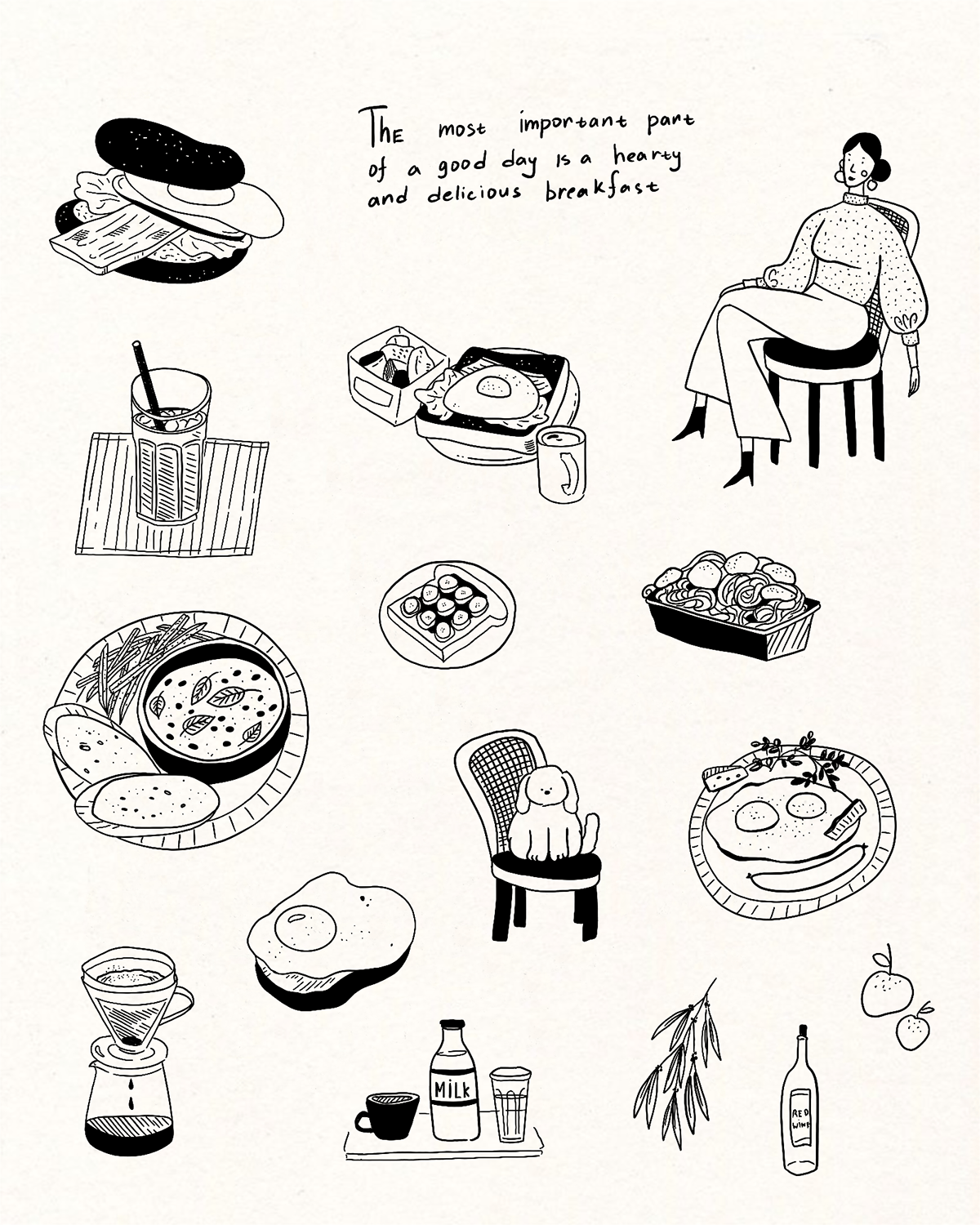 lunches & brunches — Изображение №6 — Интерфейсы, Брендинг на Dprofile