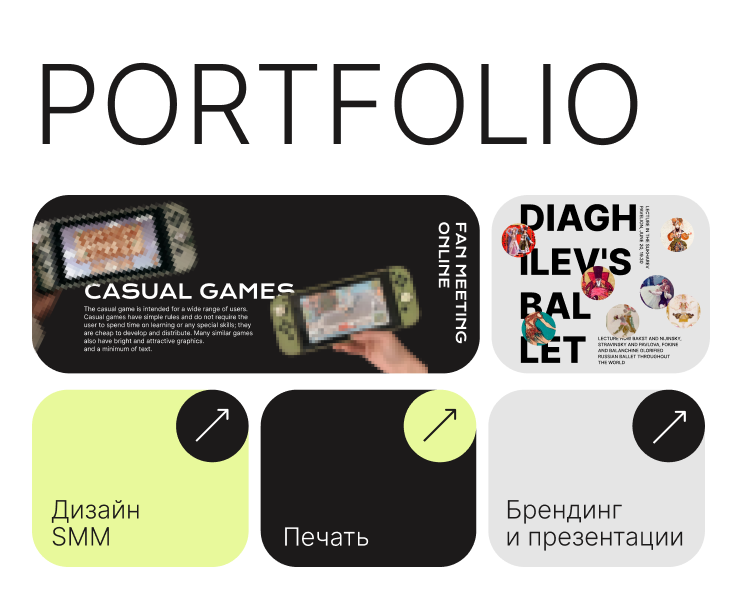 portfolio на Dprofile