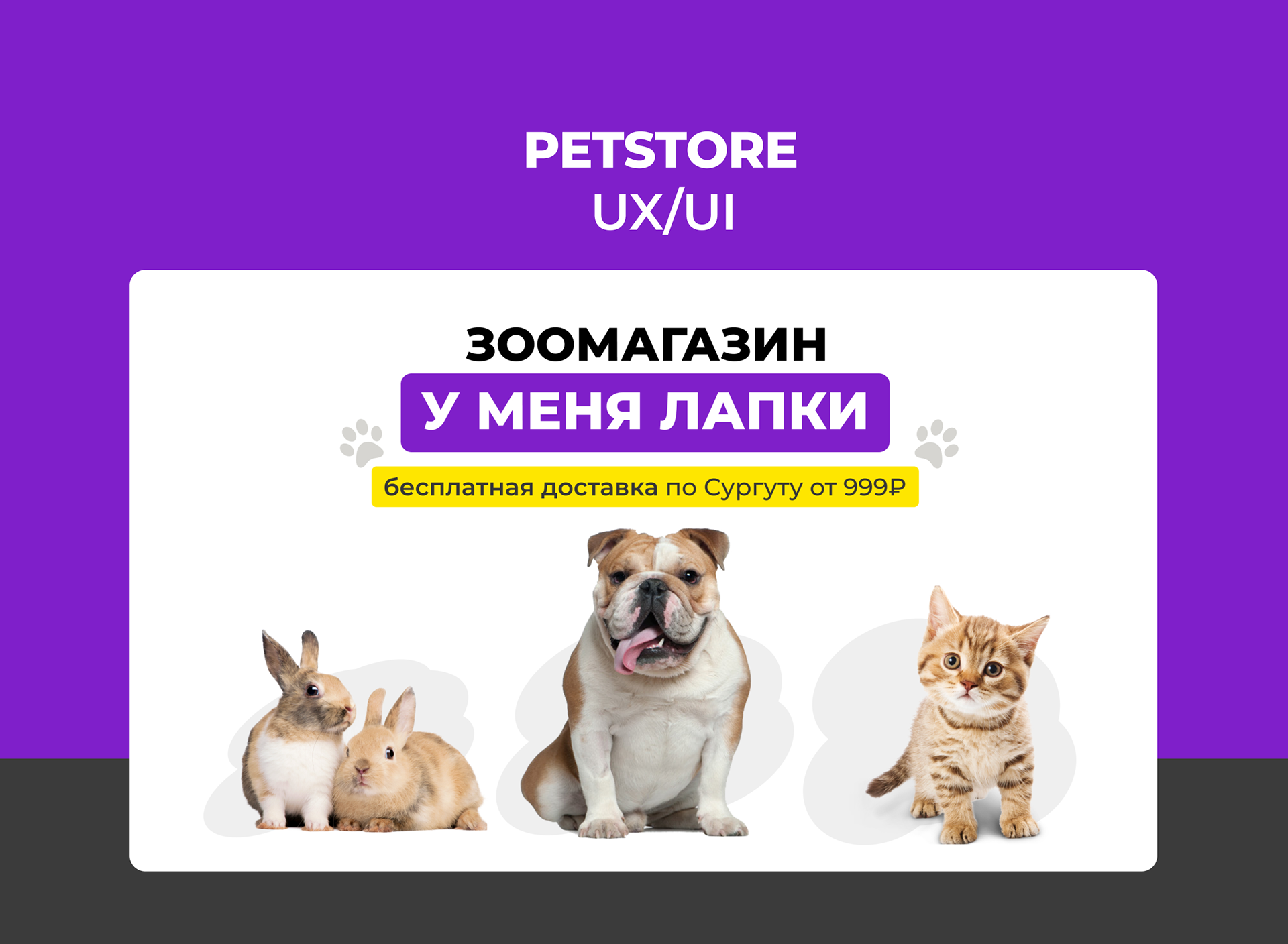 PETSTORE / ЗООМАГАЗИН — Изображение №1 — Интерфейсы на Dprofile