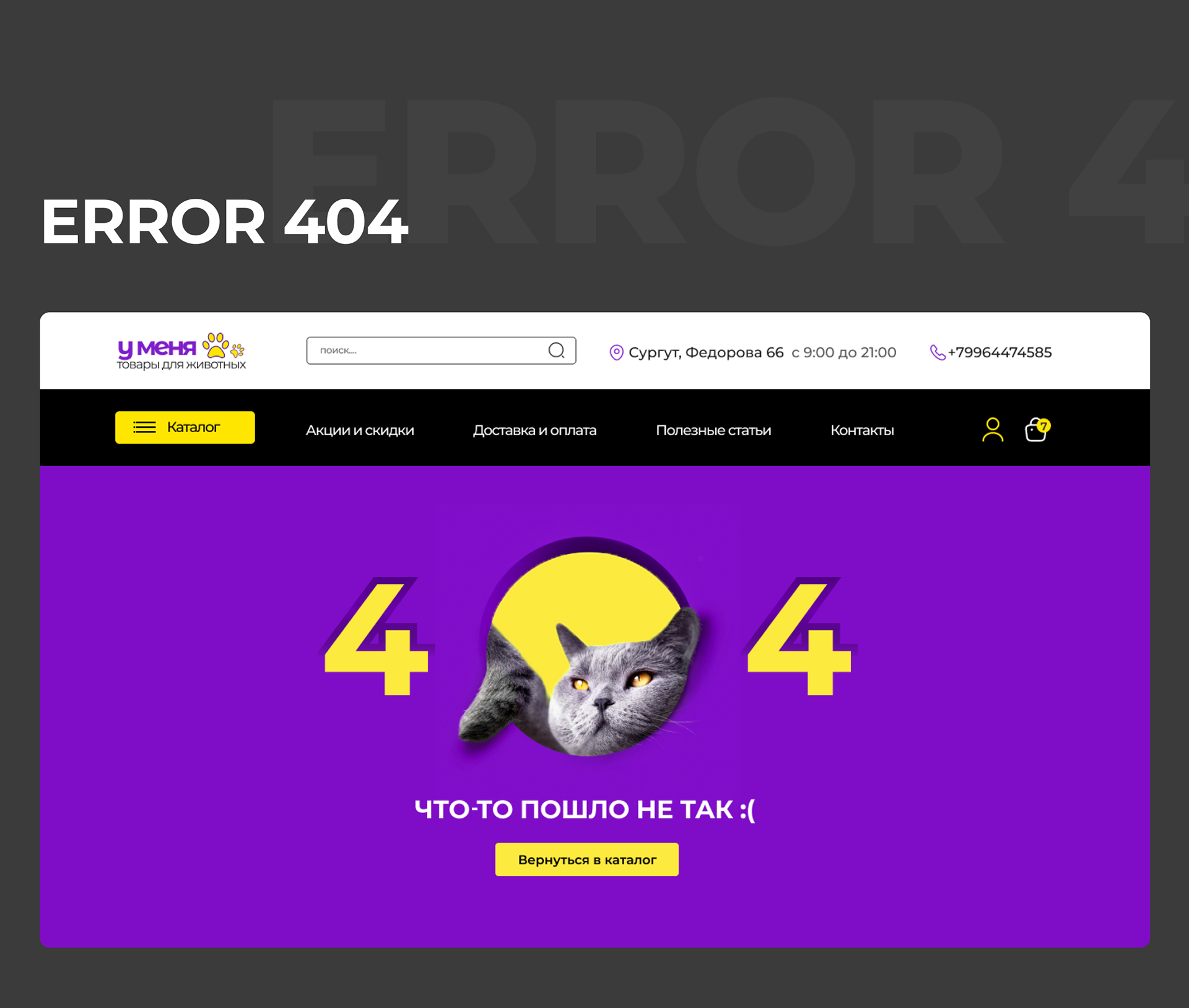 PETSTORE / ЗООМАГАЗИН — Изображение №11 — Интерфейсы на Dprofile