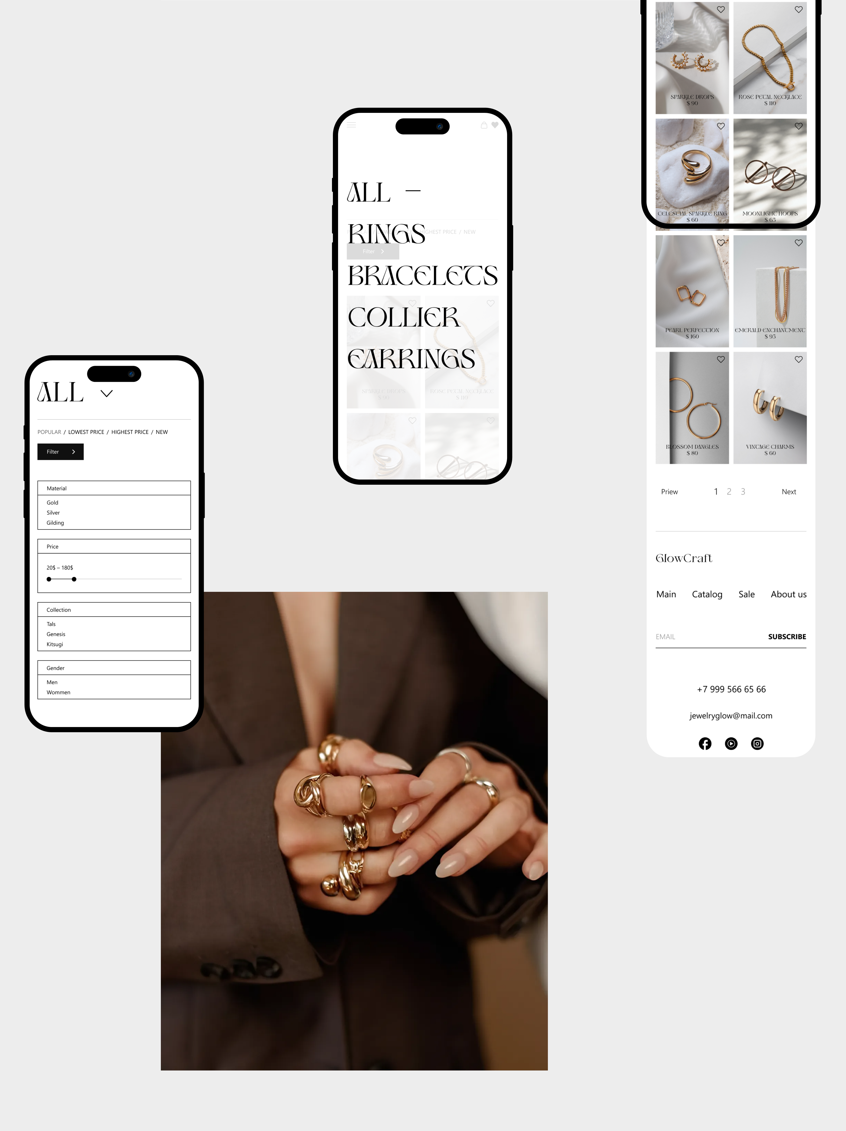 E-commerce / Jewelry — Изображение №6 — Интерфейсы на Dprofile