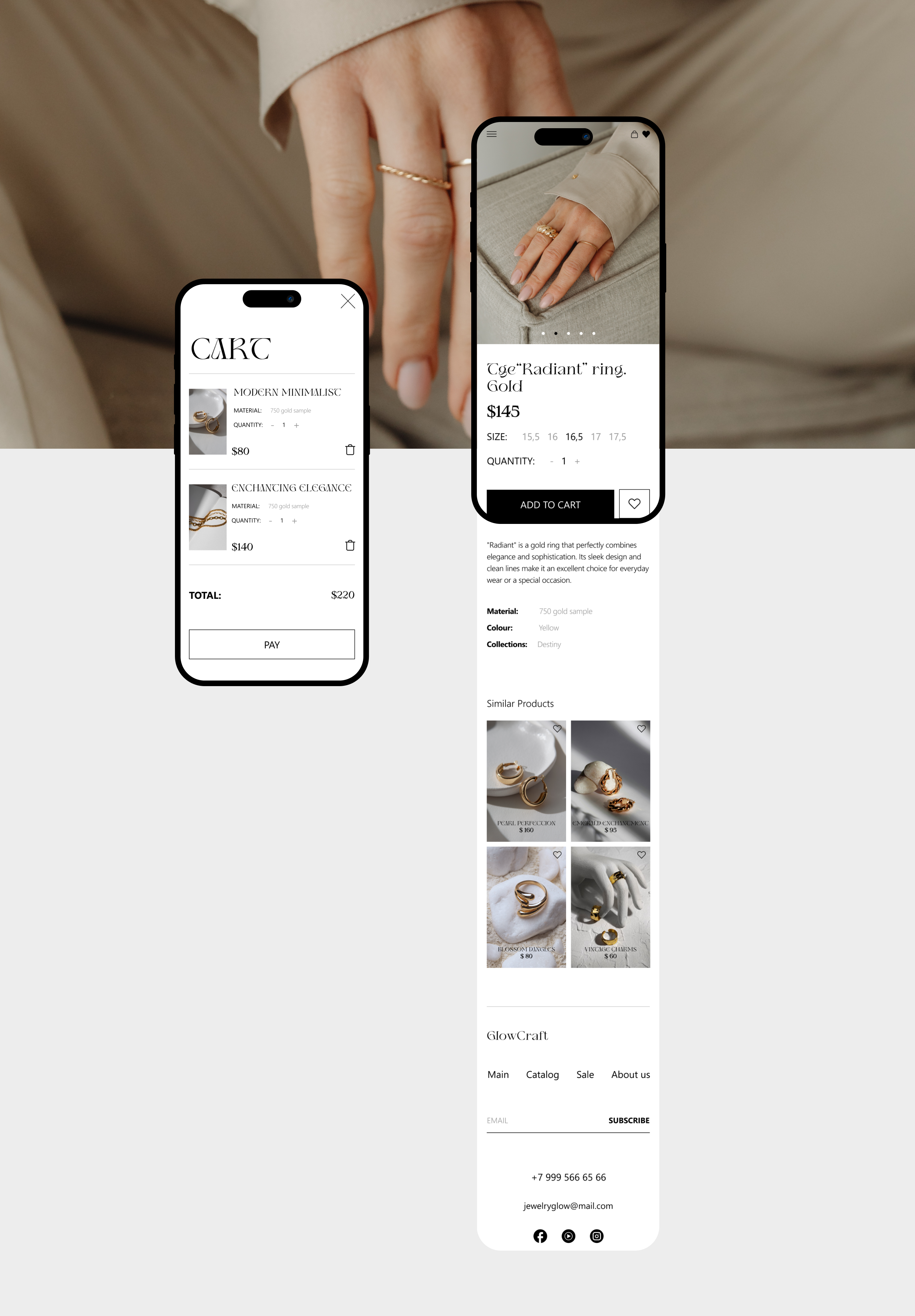 E-commerce / Jewelry — Изображение №9 — Интерфейсы на Dprofile