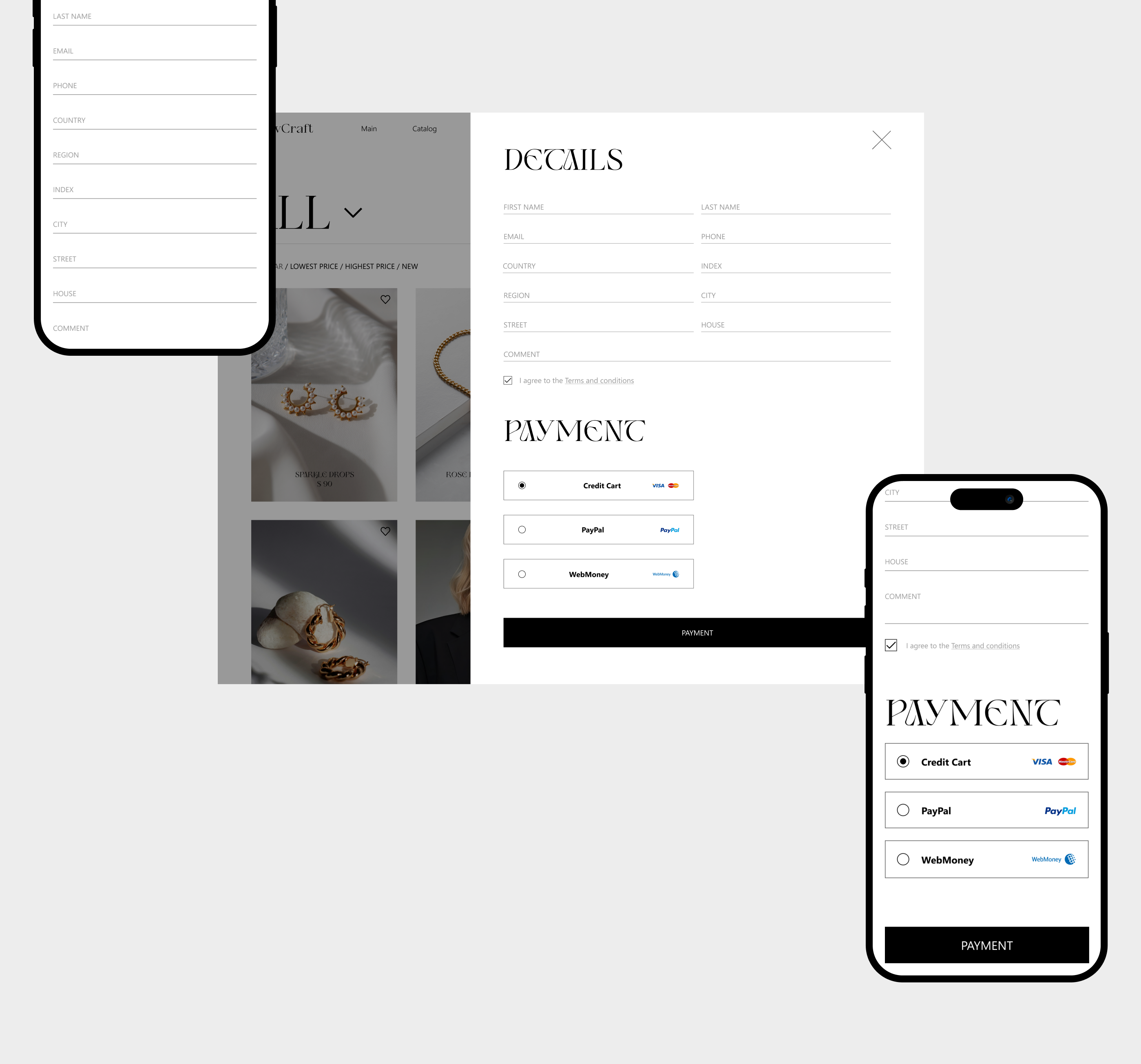 E-commerce / Jewelry — Изображение №11 — Интерфейсы на Dprofile