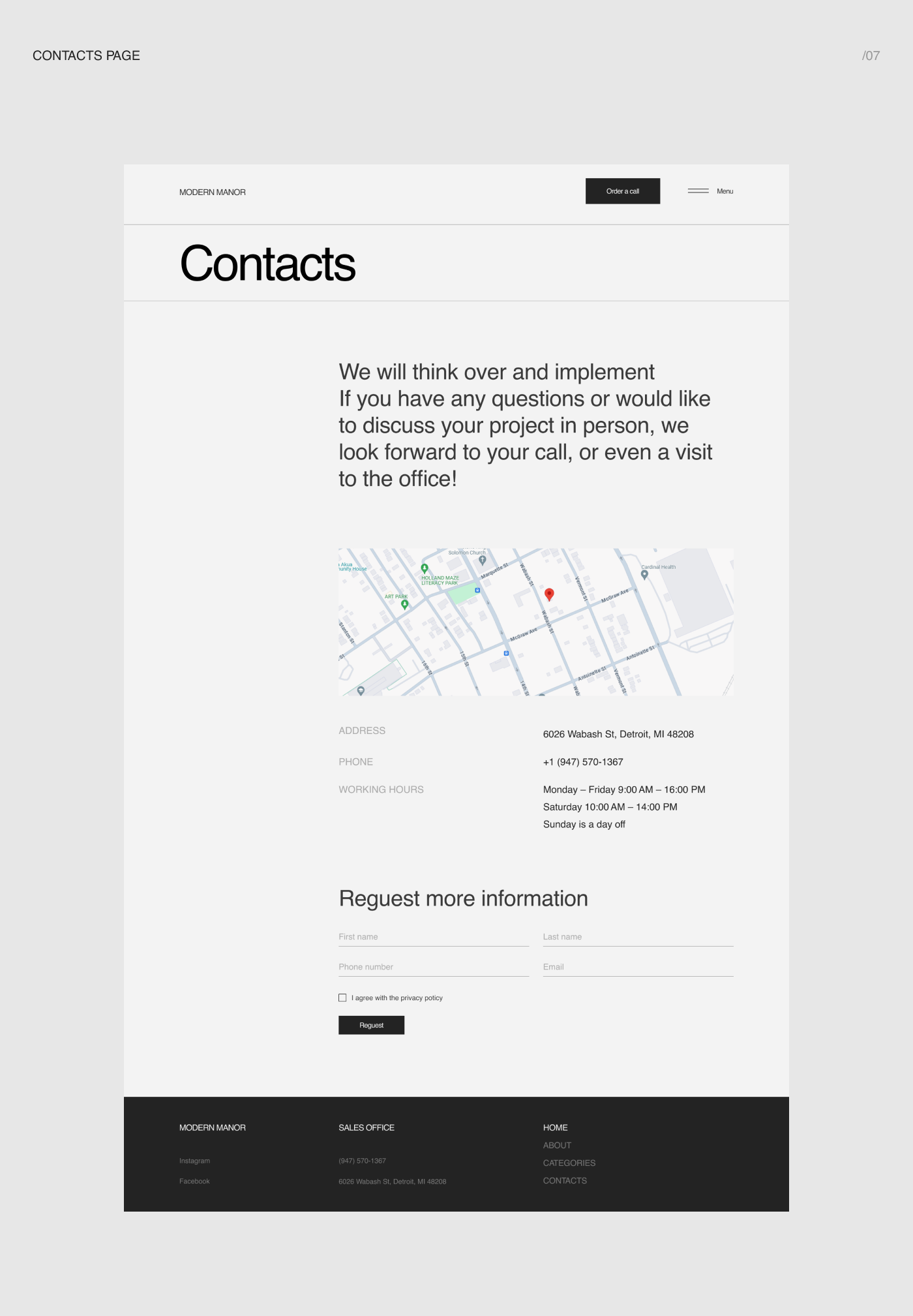 Corporate website for an architectural bureau — Изображение №11 — Интерфейсы на Dprofile