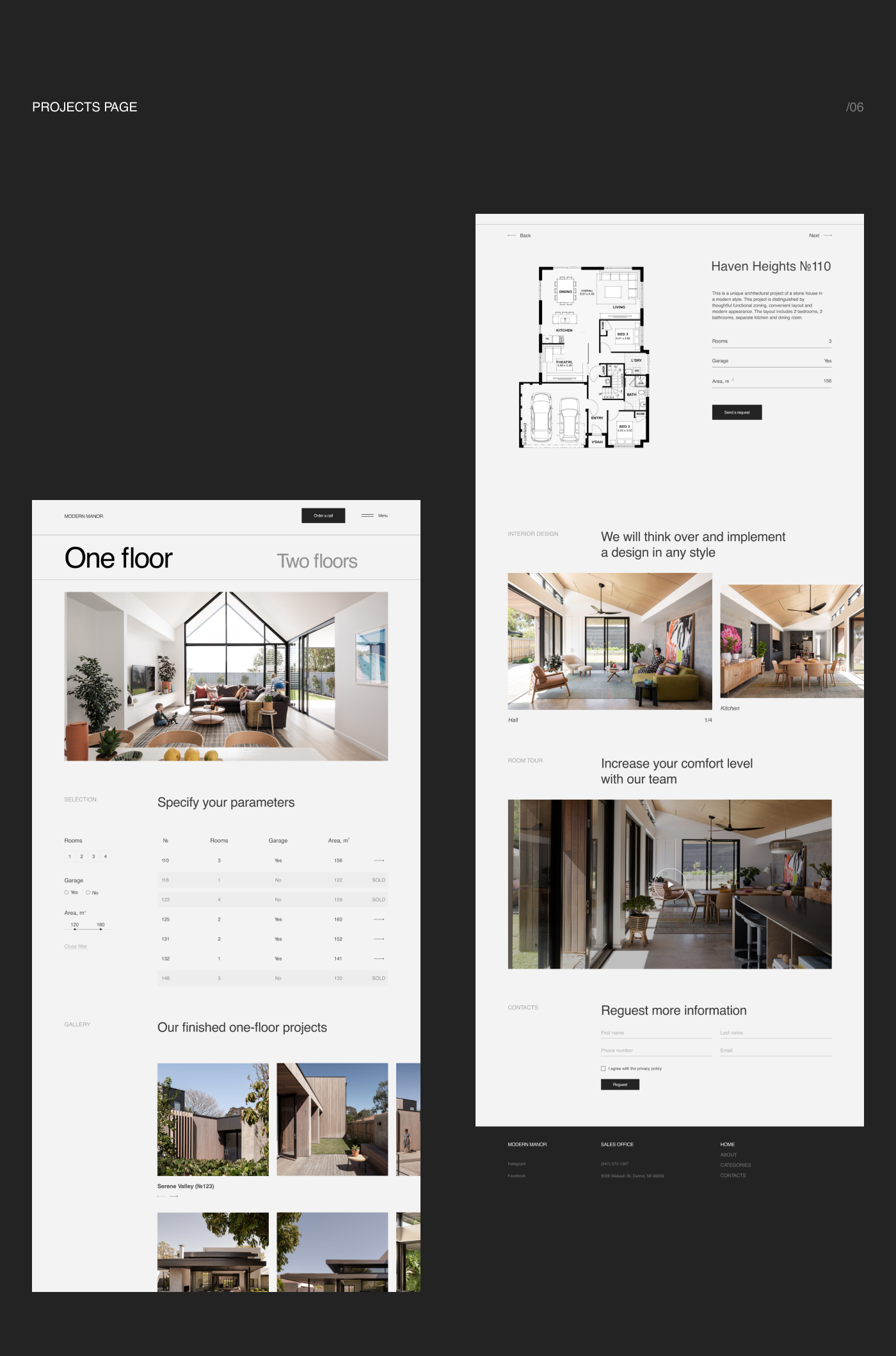 Corporate website for an architectural bureau — Изображение №9 — Интерфейсы на Dprofile