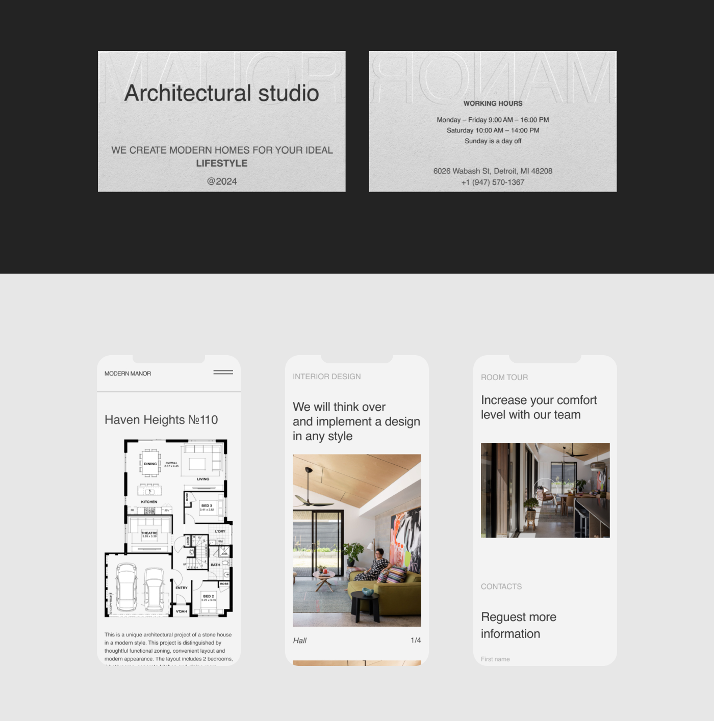 Corporate website for an architectural bureau — Изображение №10 — Интерфейсы на Dprofile