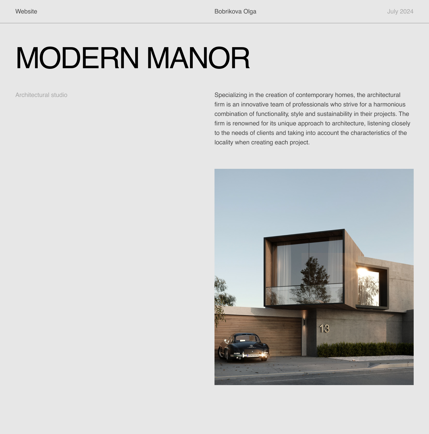 Corporate website for an architectural bureau — Изображение №1 — Интерфейсы на Dprofile