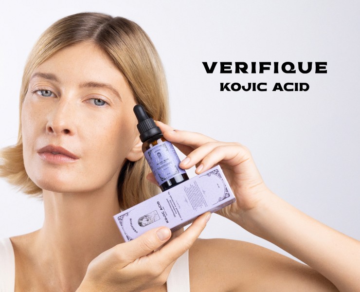 Verifique. Kojic Acid — Брендинг, Графика на Dprofile
