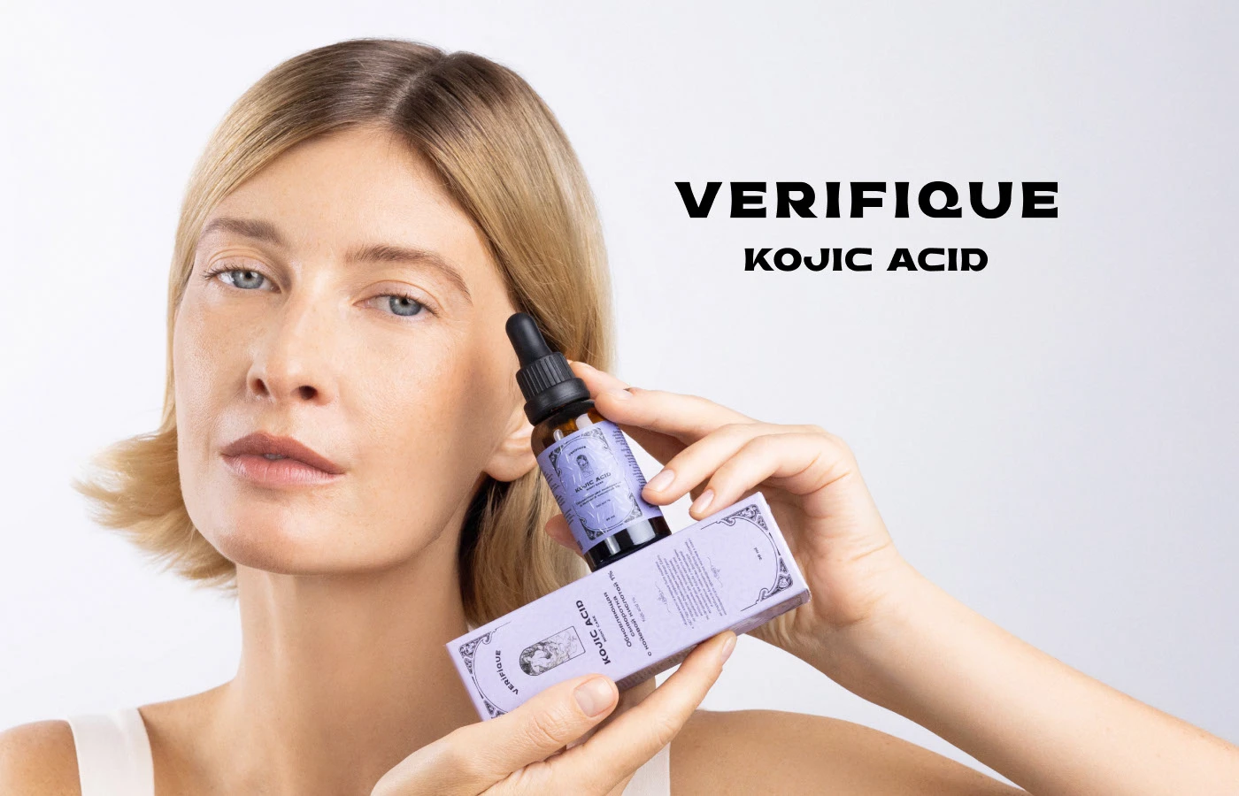 Verifique. Kojic Acid — Изображение №1 — Брендинг, Графика на Dprofile