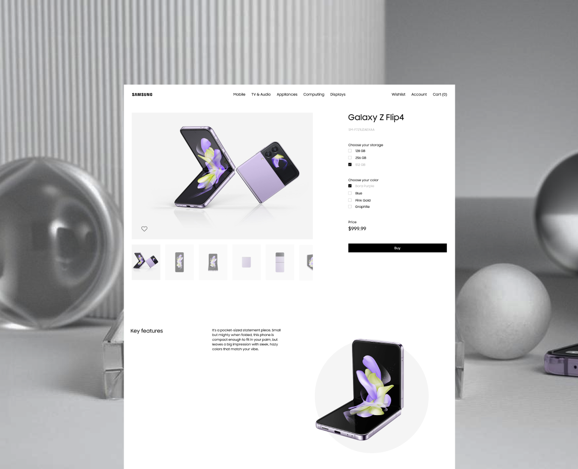 Samsung | E-Commerce на Dprofile